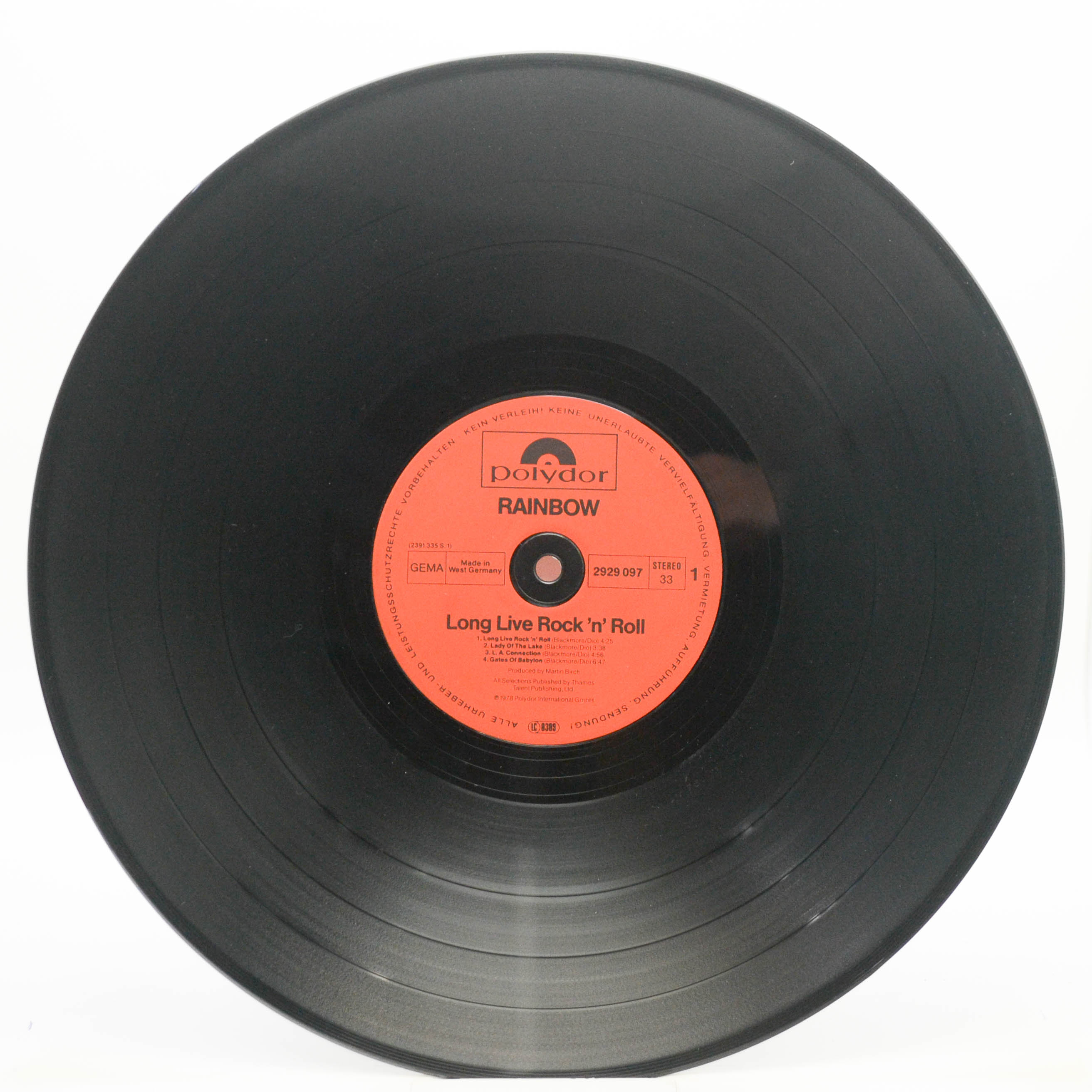 Виниловая пластинка Rainbow — Long Live Rock 'N' Roll, 1978