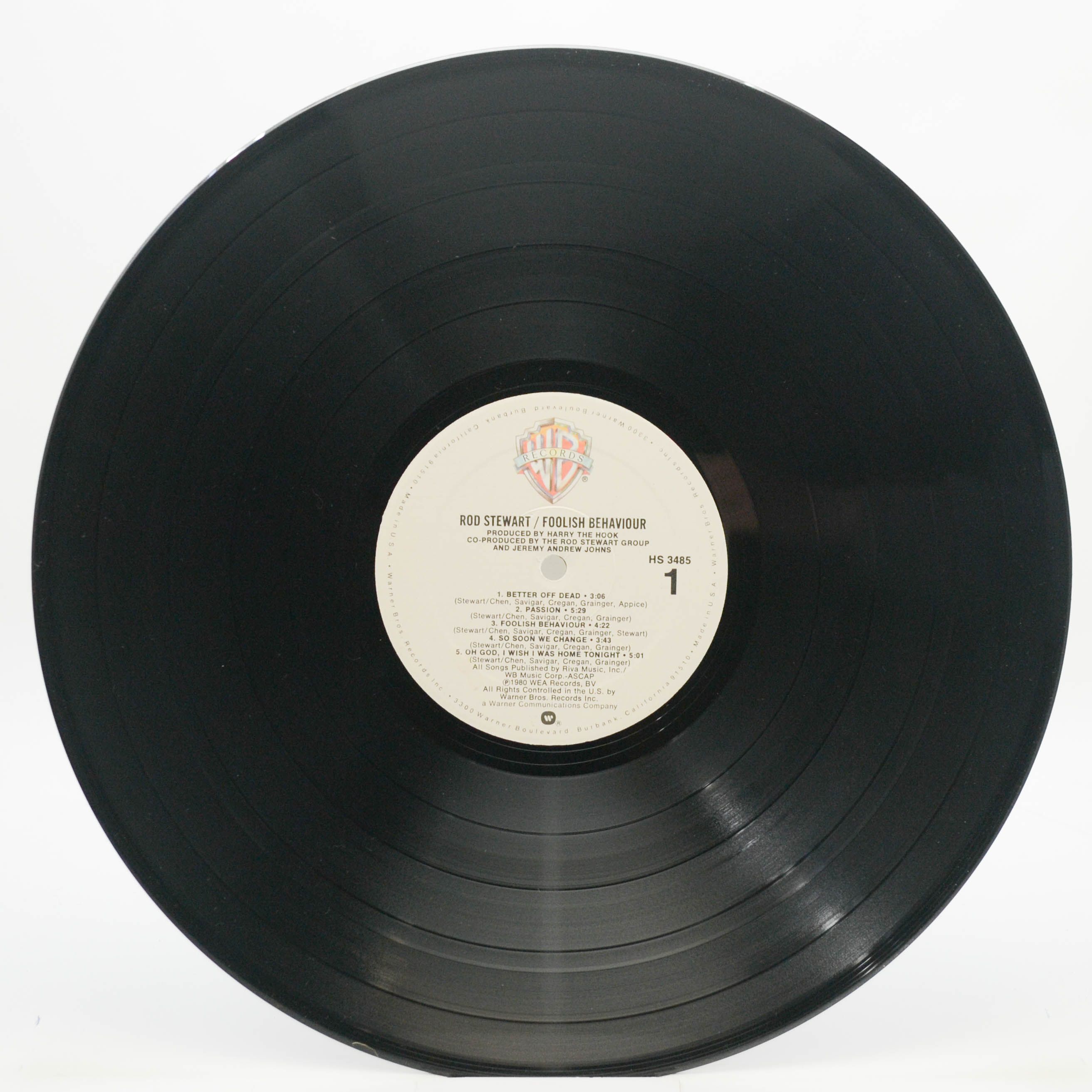 Rod Stewart — Foolish Behaviour (USA), 1980