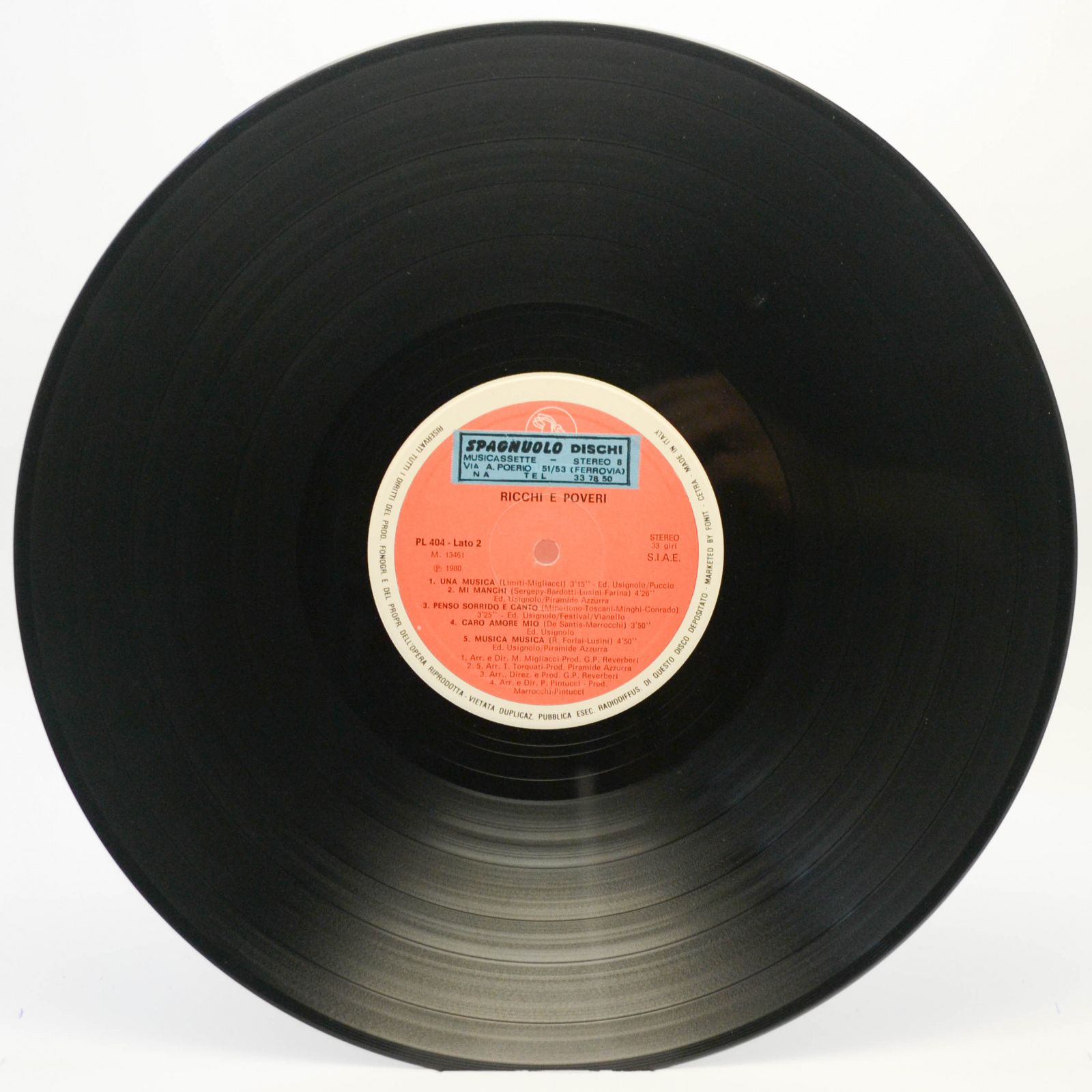 Виниловая пластинка Ricchi & Poveri — Ricchi & Poveri (Italy), 1980