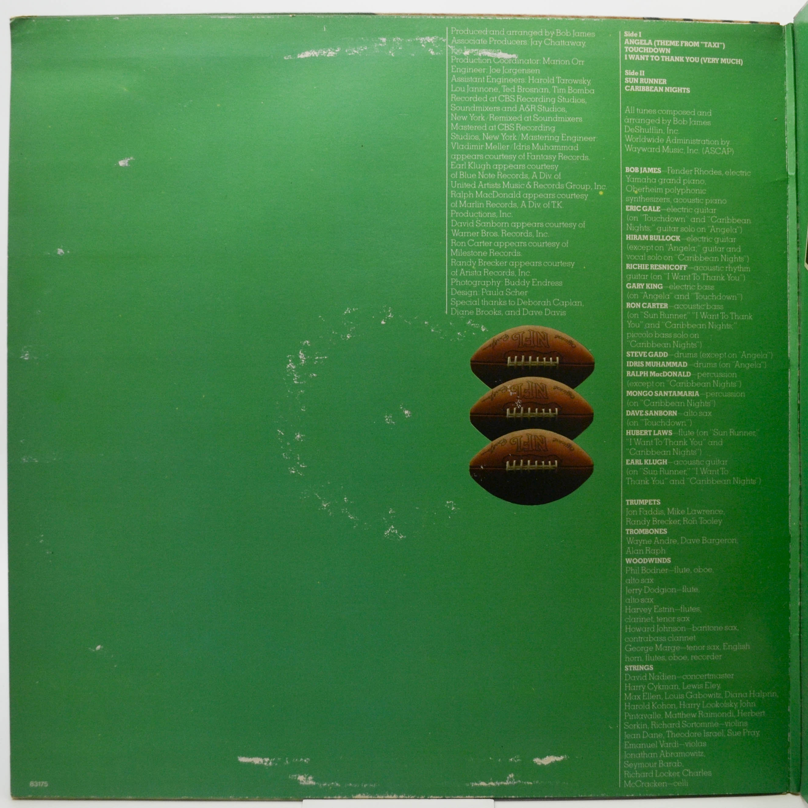 Виниловая пластинка Bob James — Touchdown, 1978