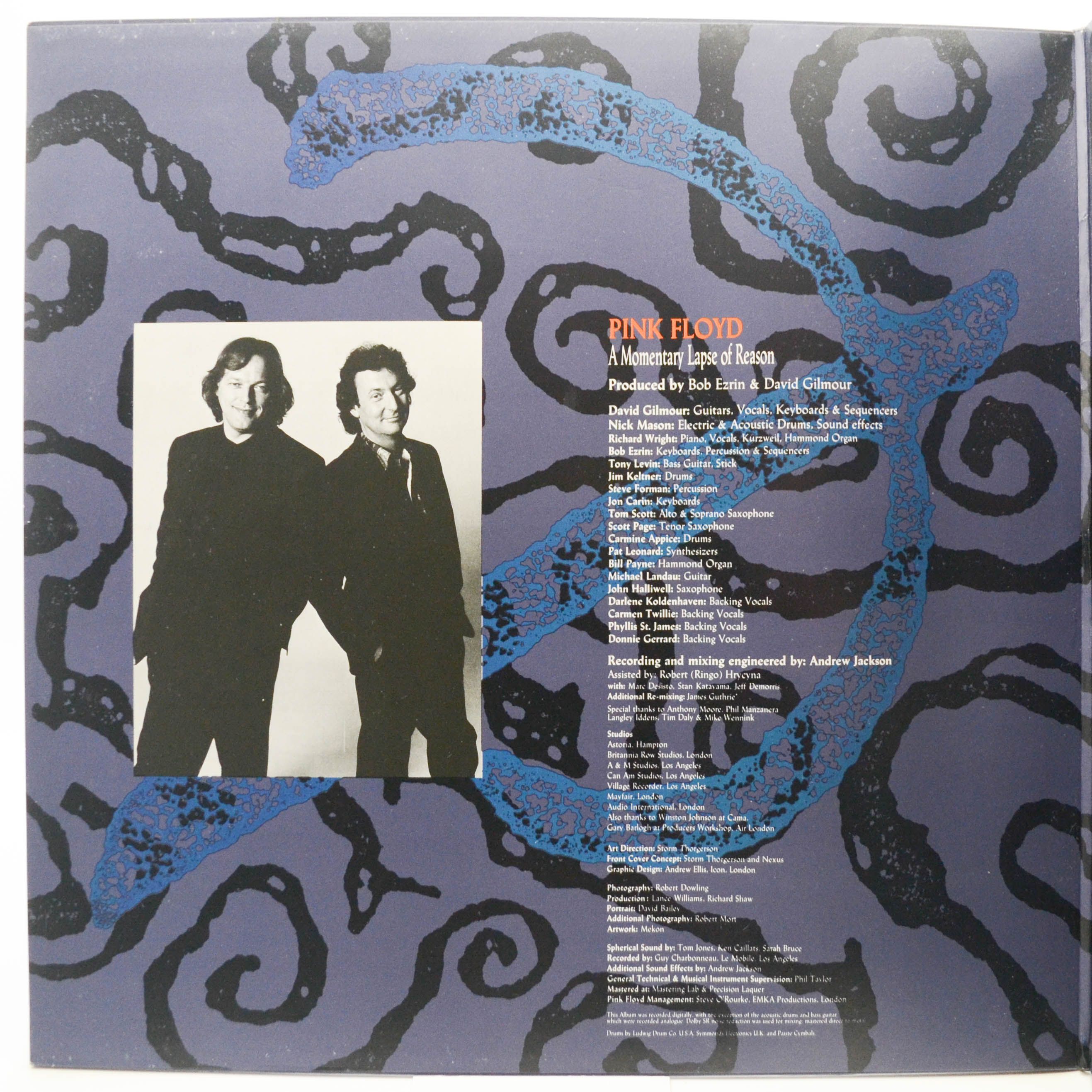 Виниловая пластинка Pink Floyd — A Momentary Lapse Of Reason, 1987