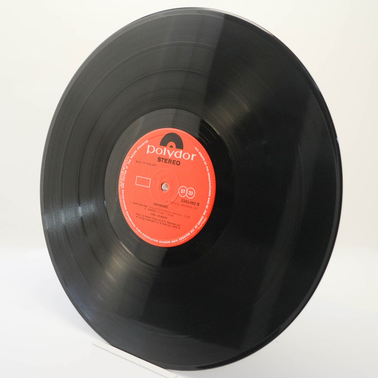 King Crimson — Earthbound (UK), 1972