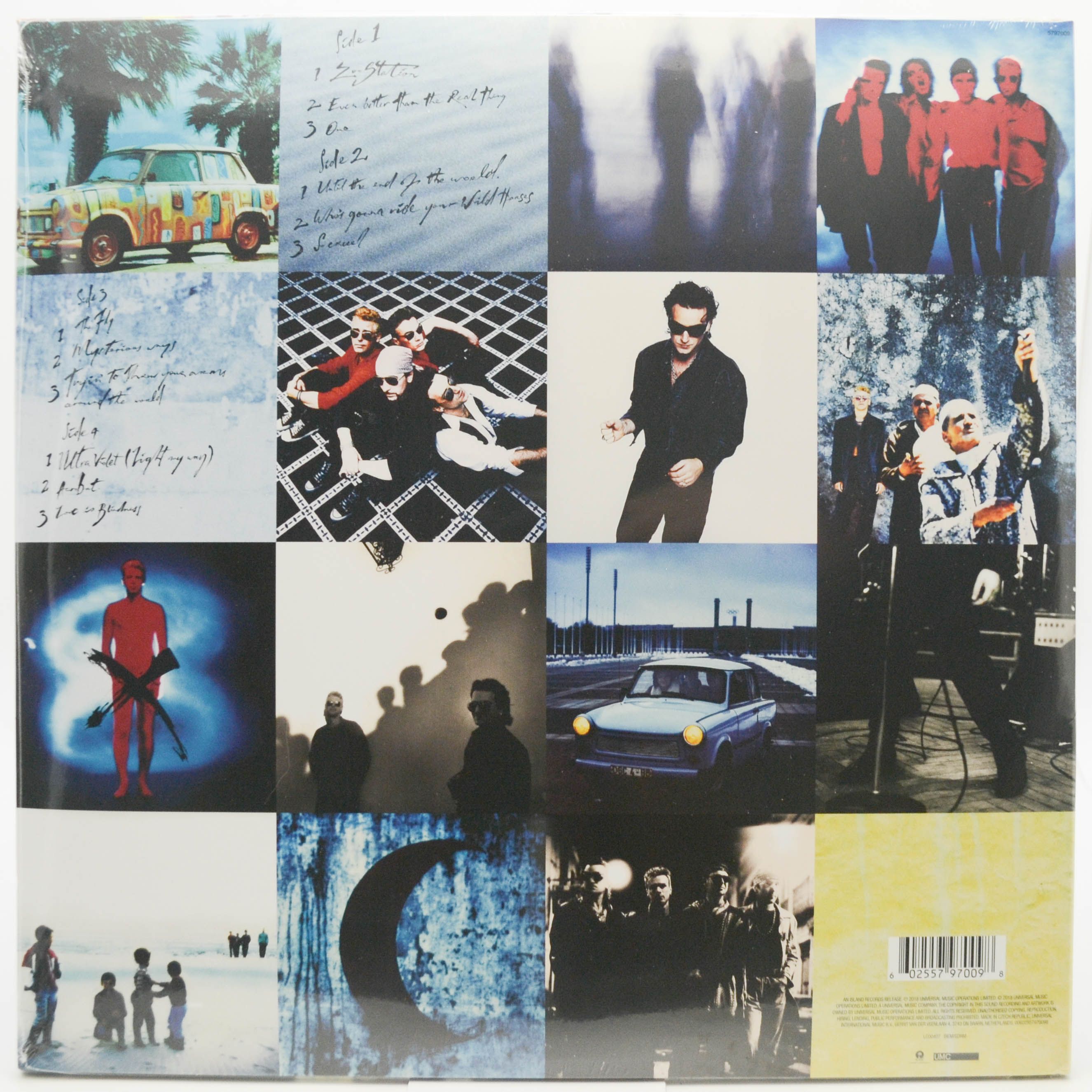 U2 — Achtung Baby (2LP), 1991