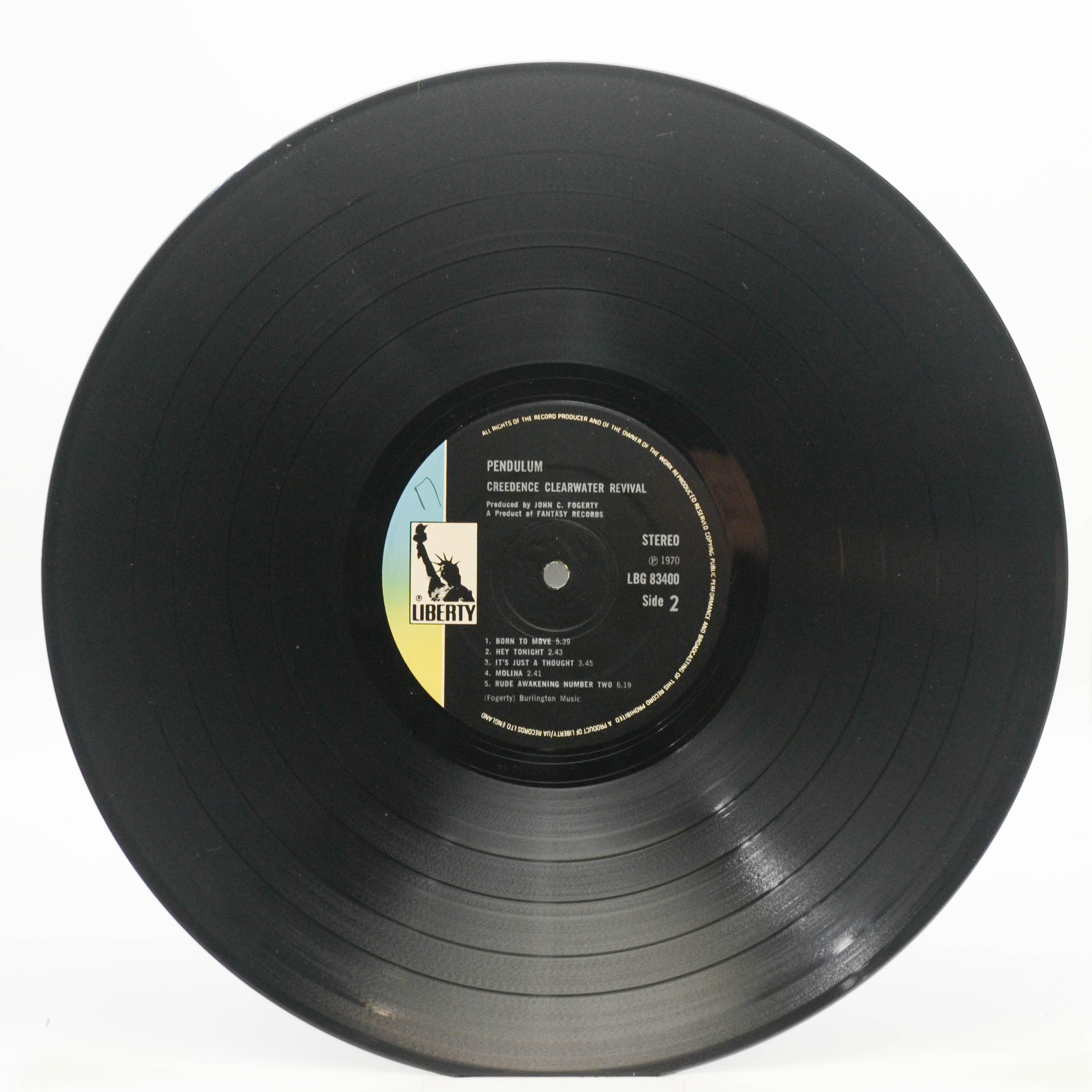 Creedence Clearwater Revival — Pendulum (UK), 1971