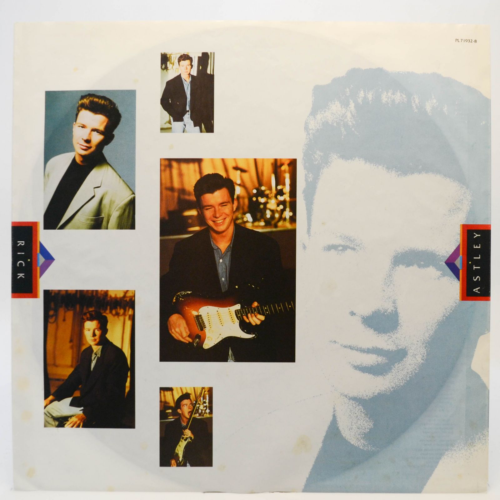 Виниловая пластинка Rick Astley — Hold Me In Your Arms, 1988