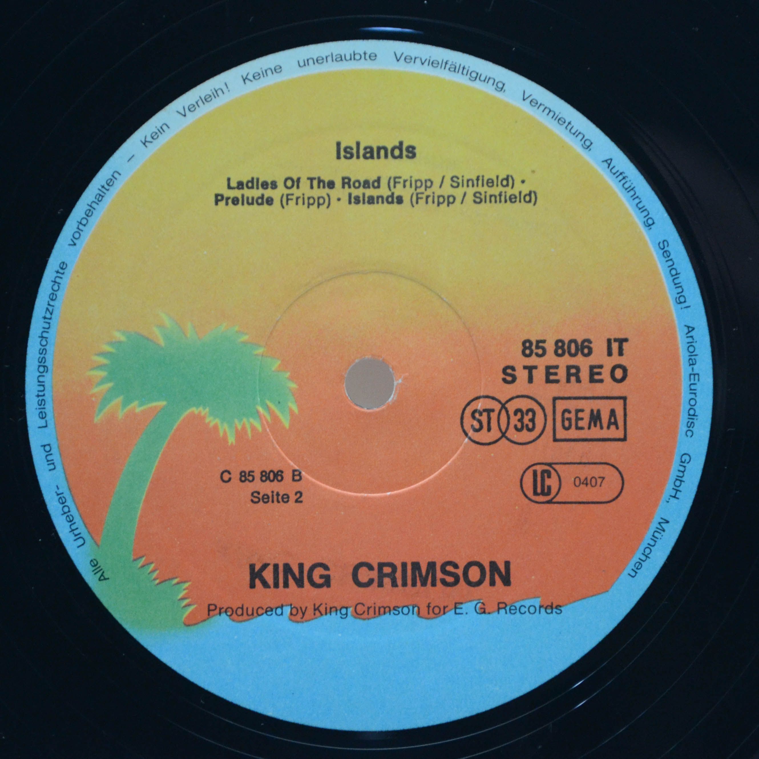 King Crimson — Islands, 1971