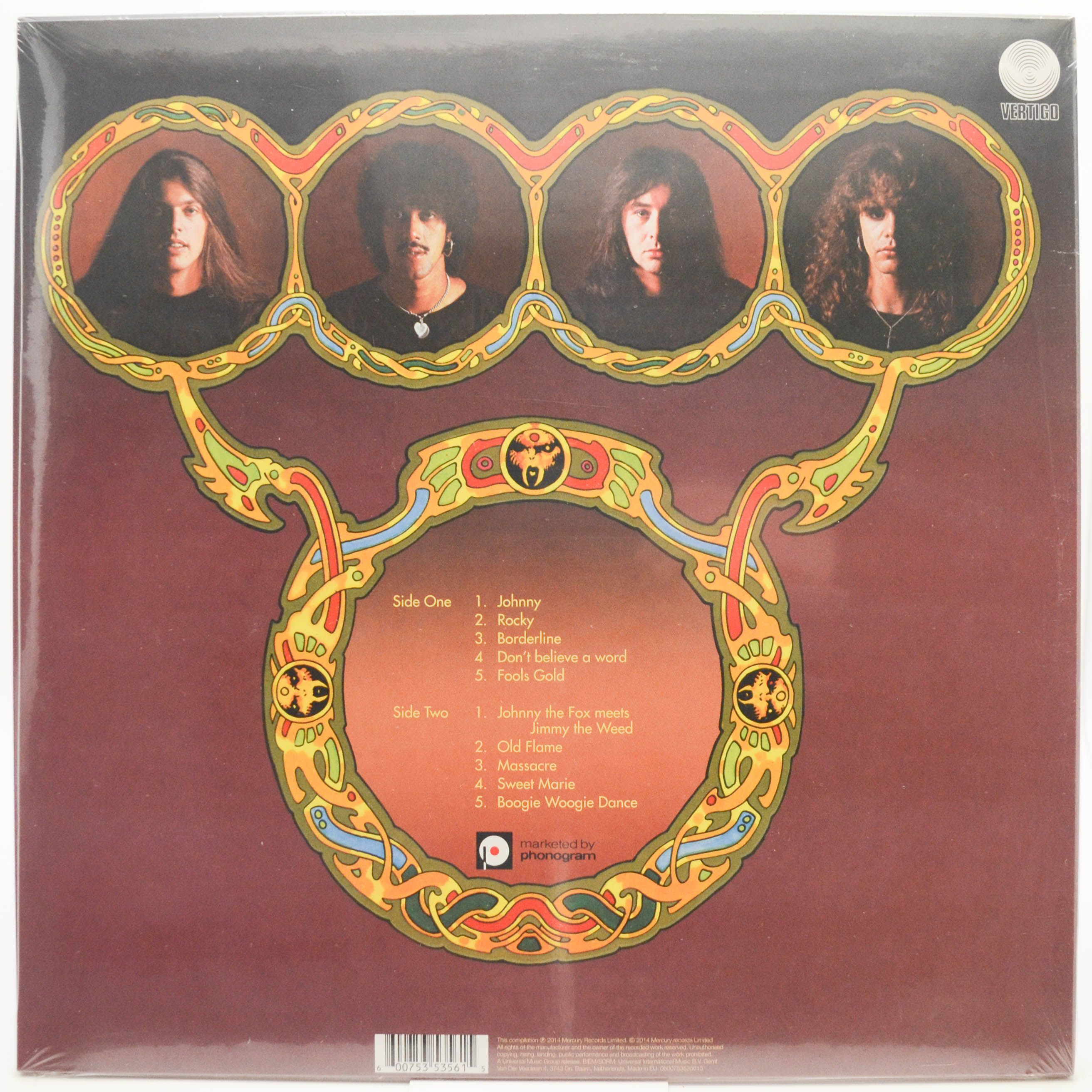 Виниловая пластинка Thin Lizzy — Johnny The Fox, 1976