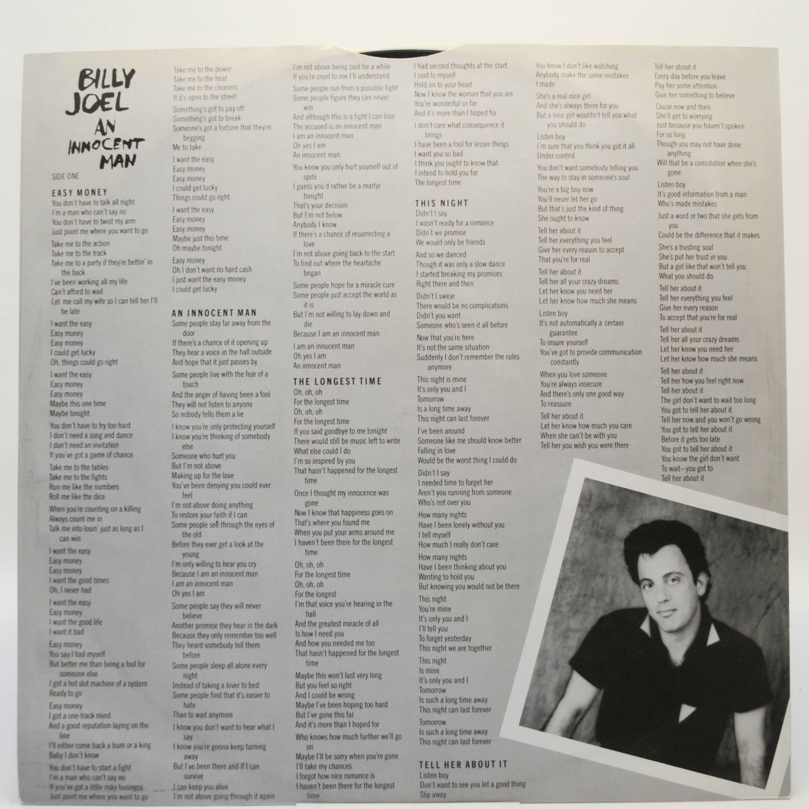 Billy Joel — An Innocent Man, 1983