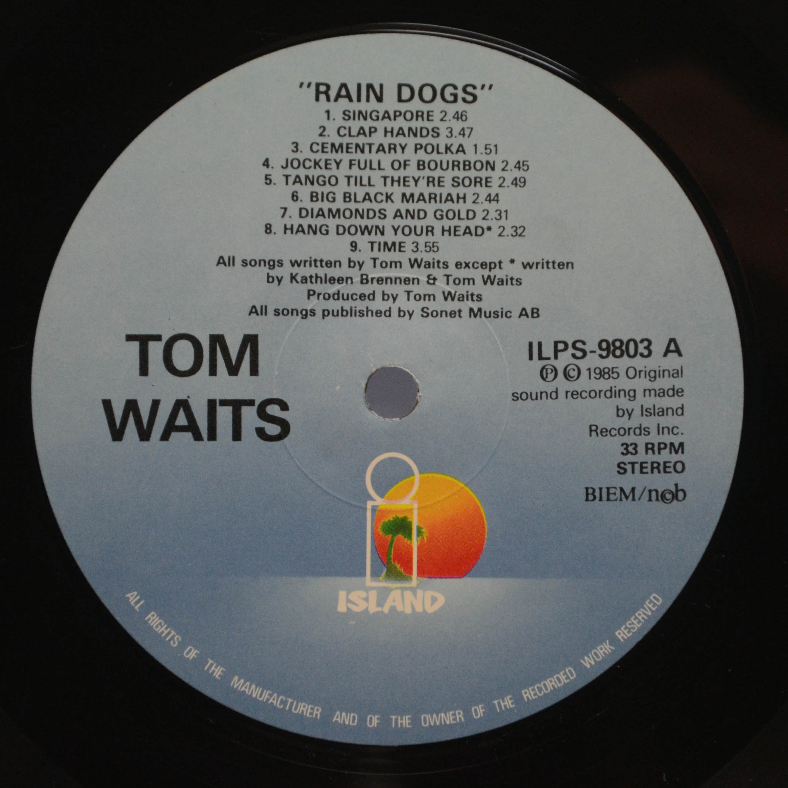Tom Waits — Rain Dogs, 1985