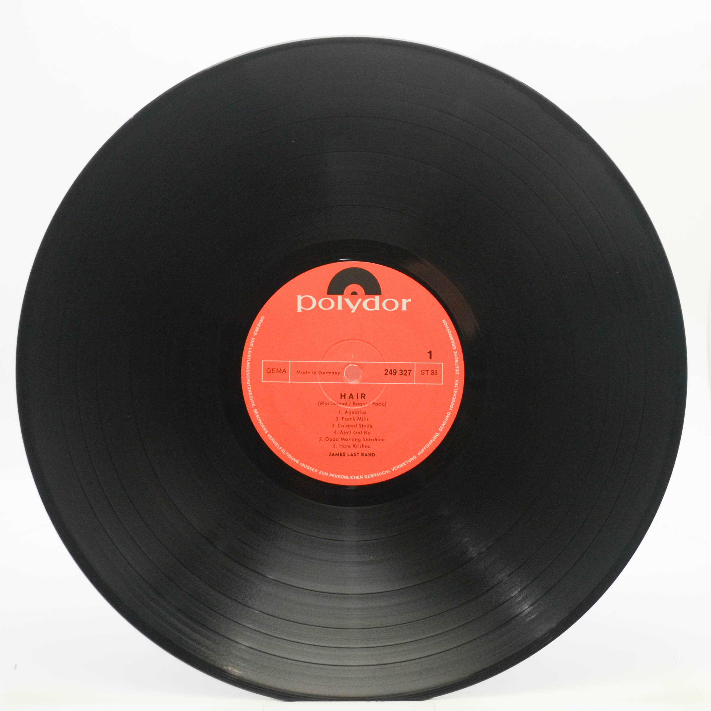 Виниловая пластинка James Last — Hair, 1969