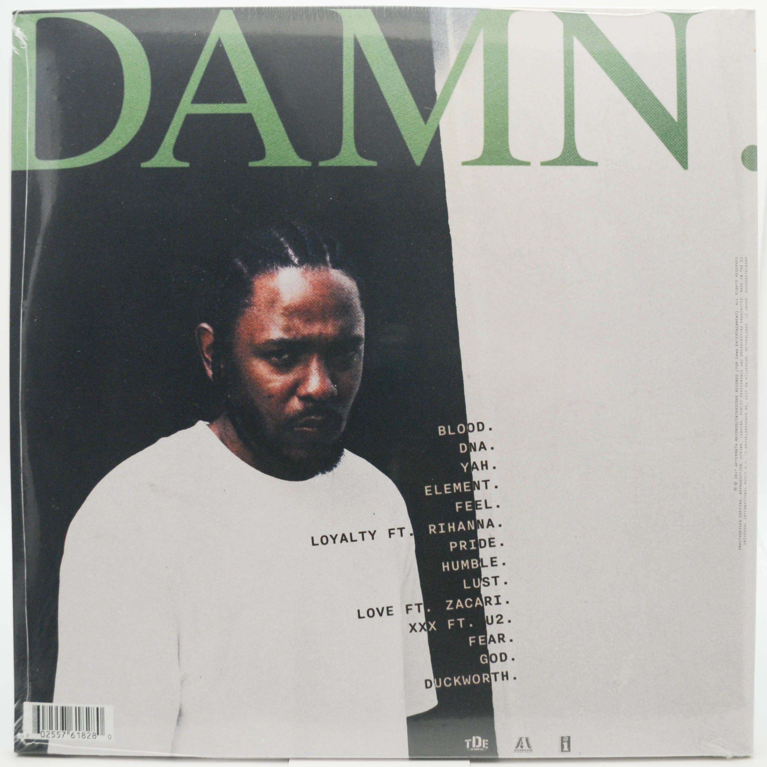 Виниловая пластинка Kendrick Lamar — Damn. (2LP), 2017