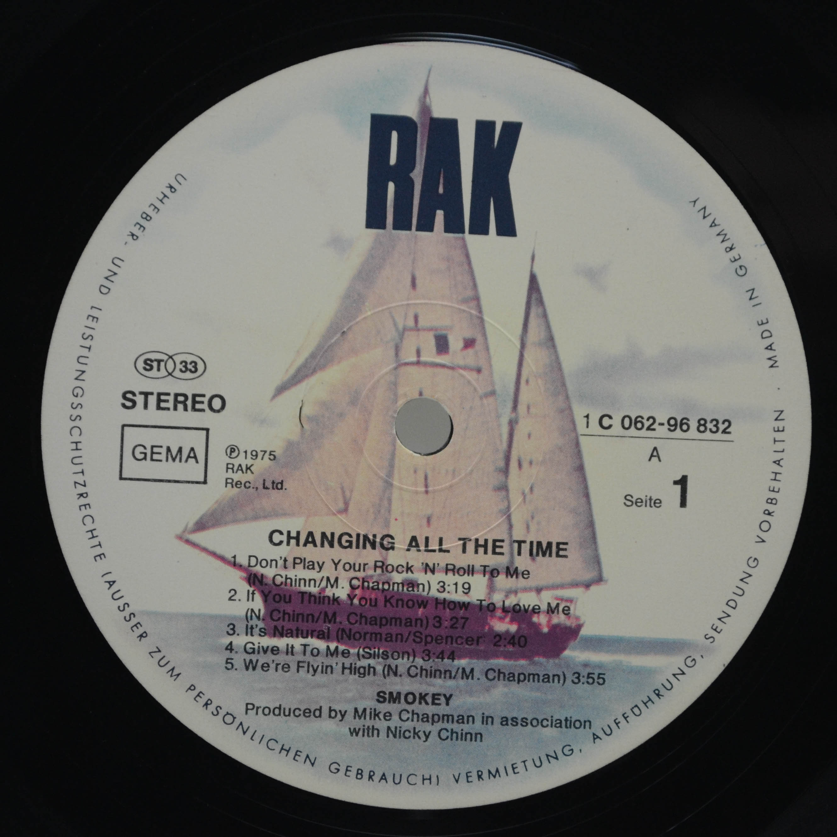 Smokey — Changing All The Time, 1975