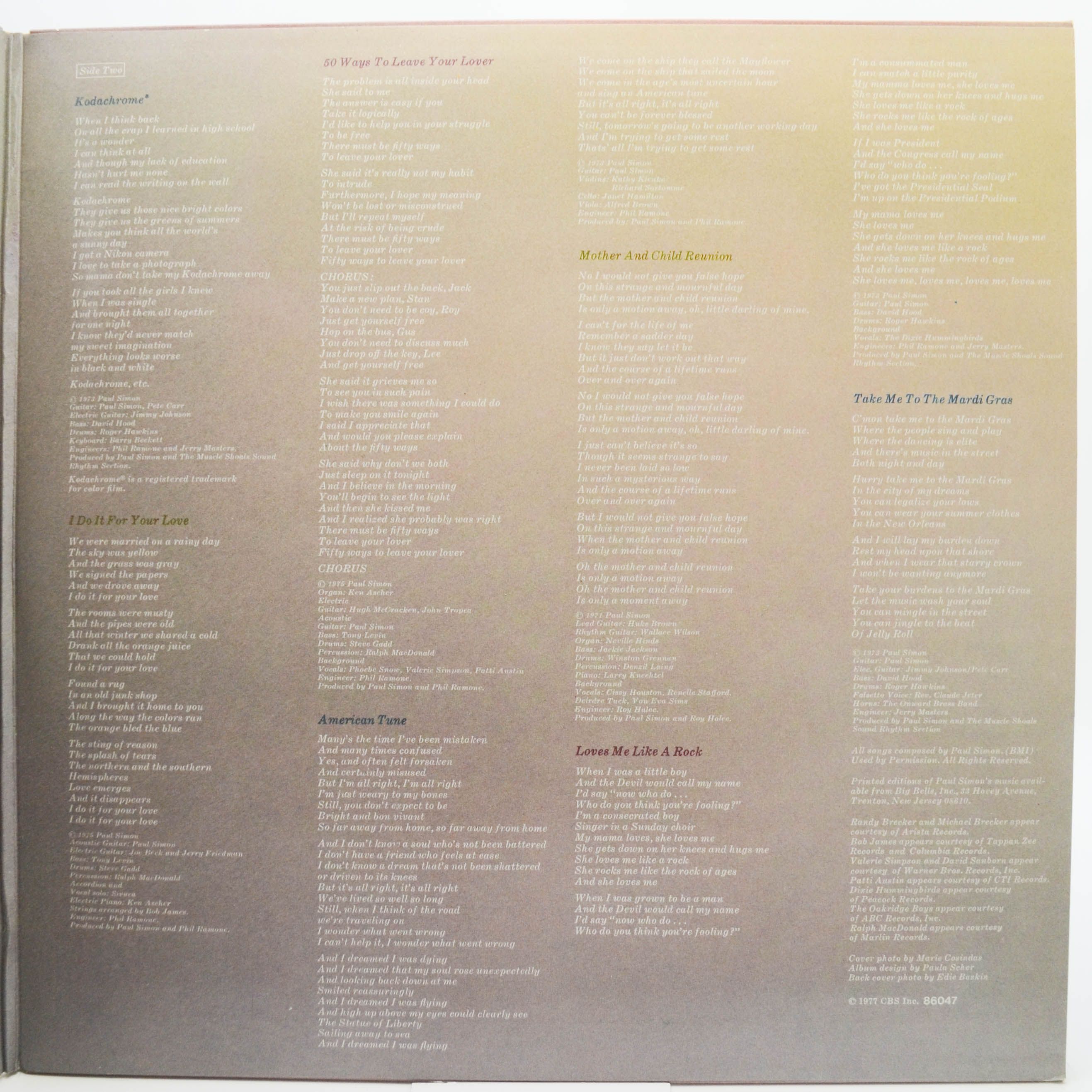 Виниловая пластинка Paul Simon — Greatest Hits, Etc., 1977