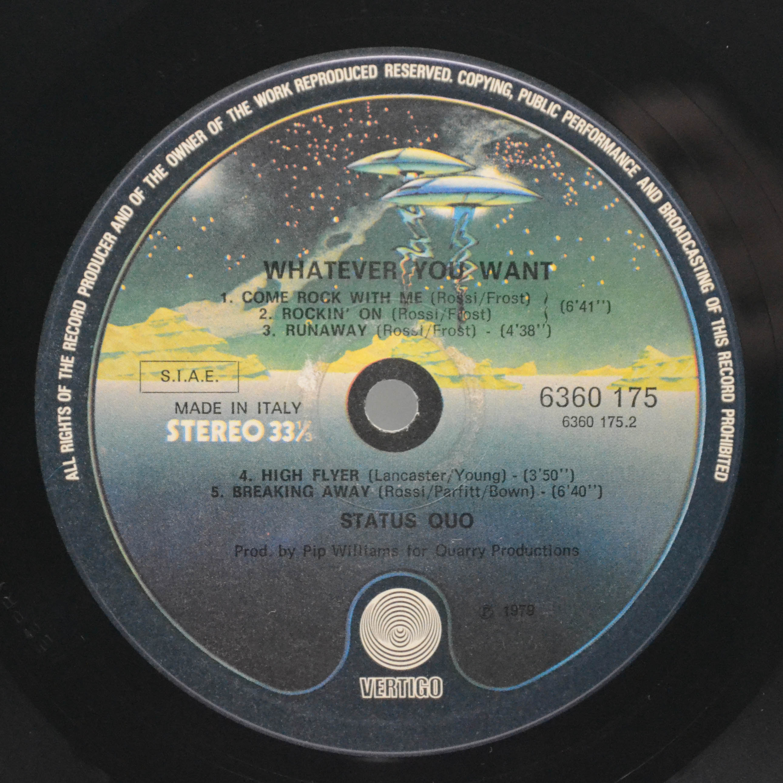 Виниловая пластинка Status Quo — Whatever You Want, 1979