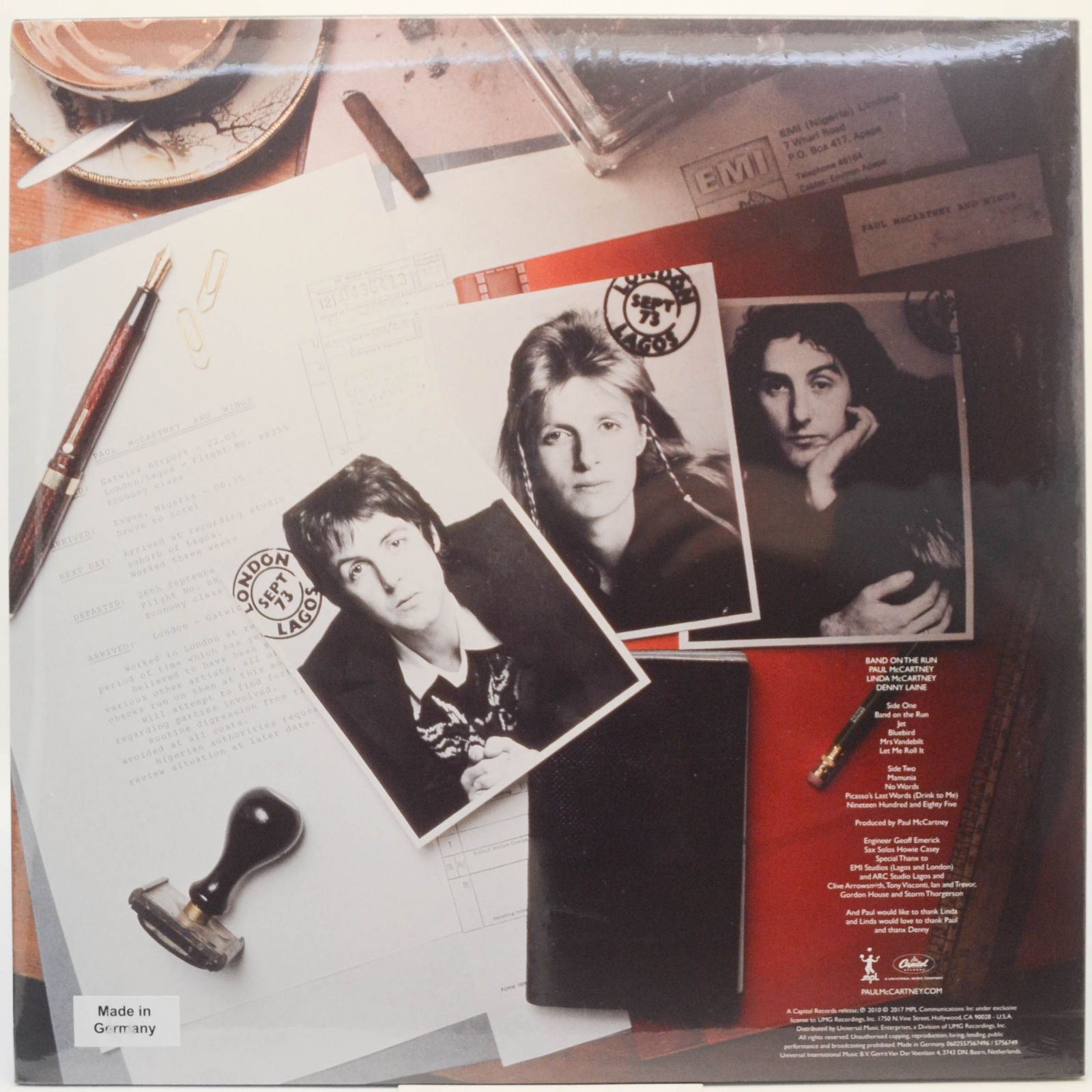 Paul McCartney & Wings — Band On The Run, 1973