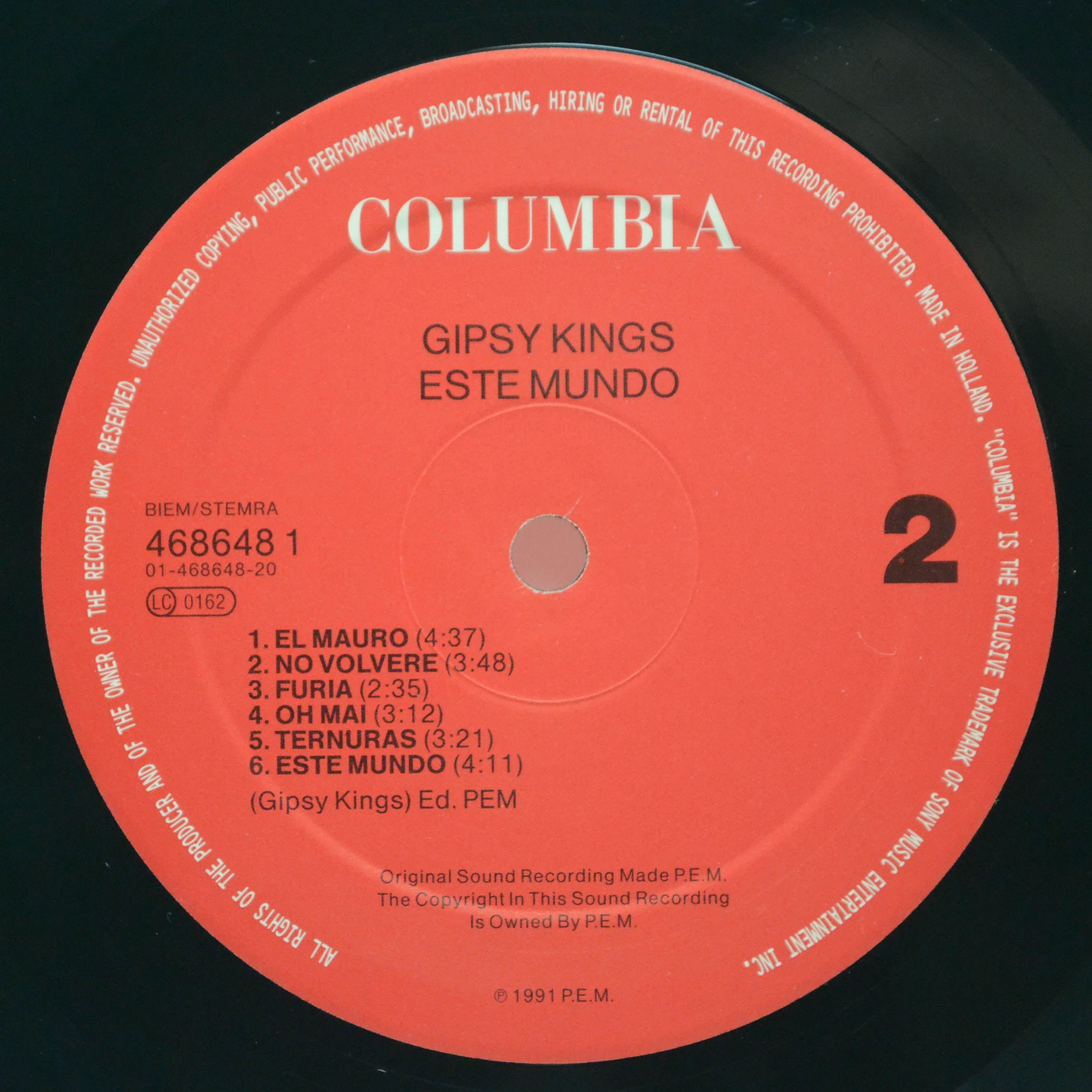 Виниловая пластинка Gipsy Kings — Este Mundo, 1991