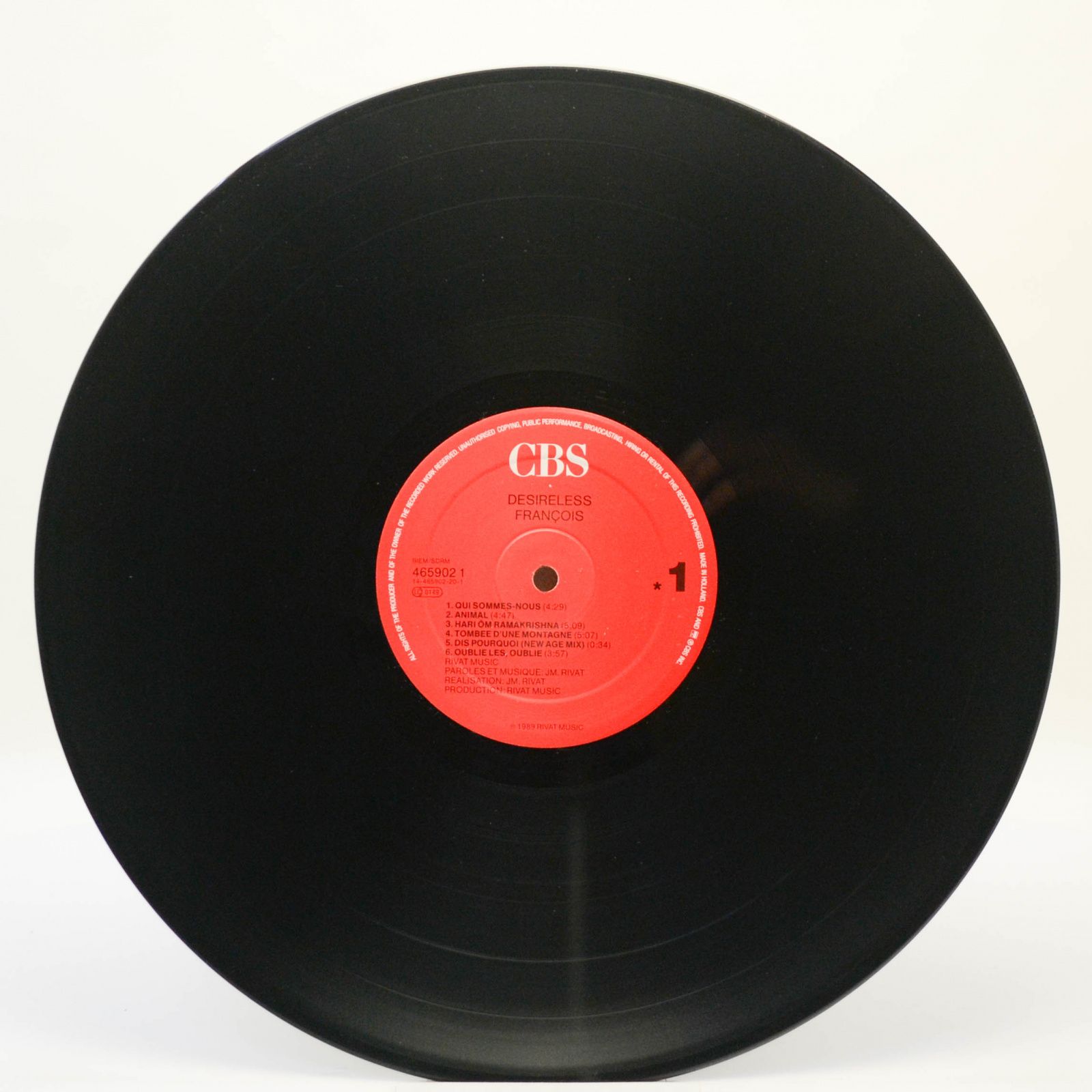 Desireless — François, 1989