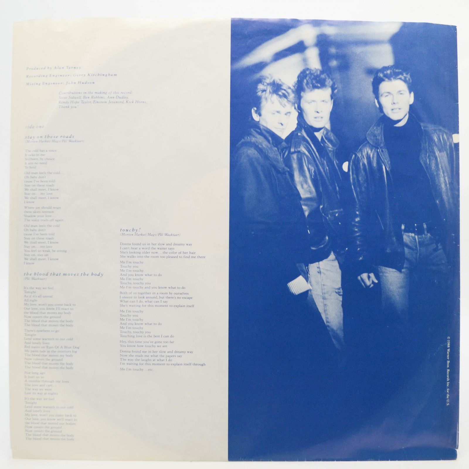 a-ha — Stay On These Roads, 1988