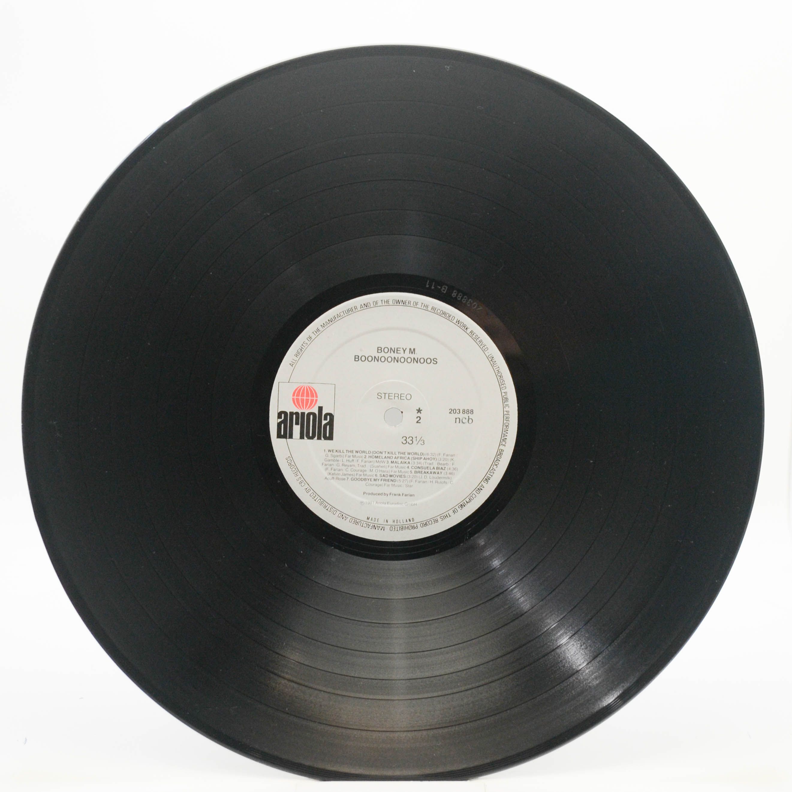 Boney M. — Boonoonoonoos (poster), 1981