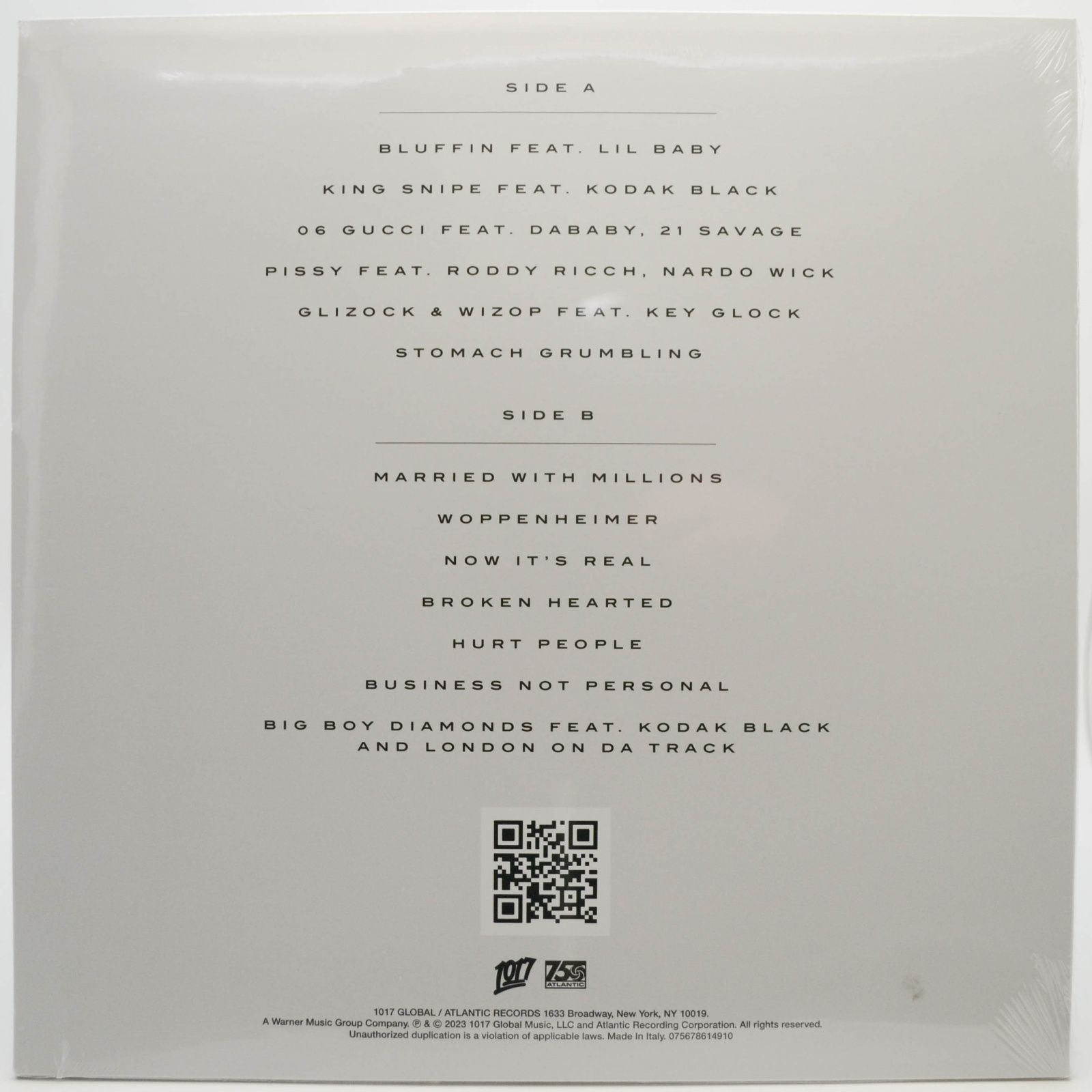 Виниловая пластинка Gucci Mane — Breath of Fresh Air (USA), 2023