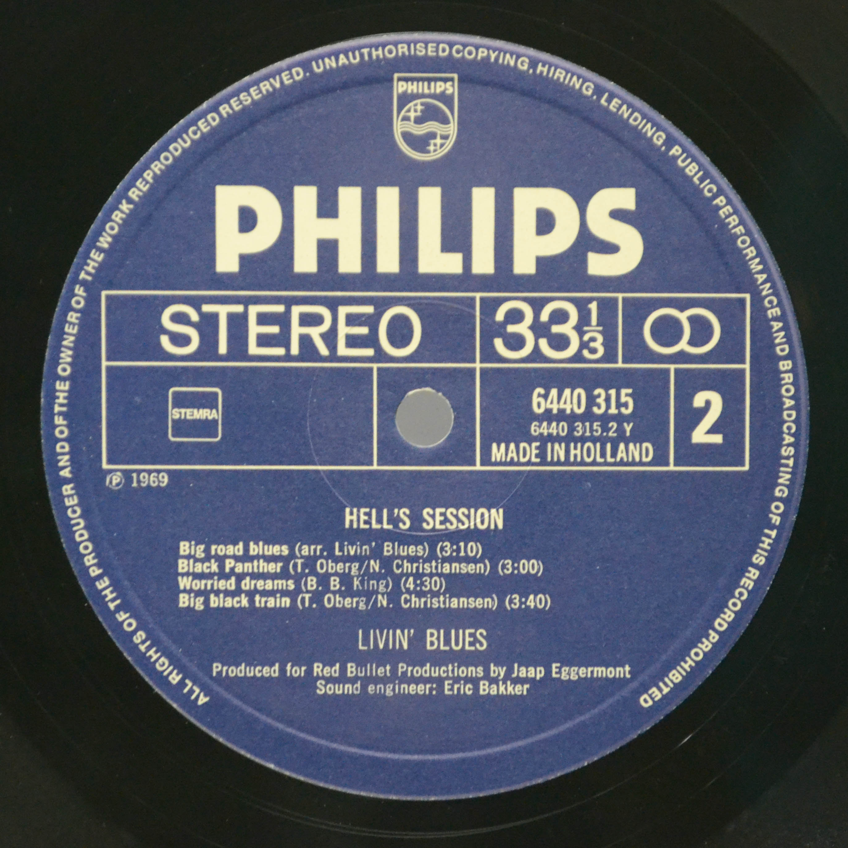 Livin' Blues — Hell's Session (Netherlands), 1969