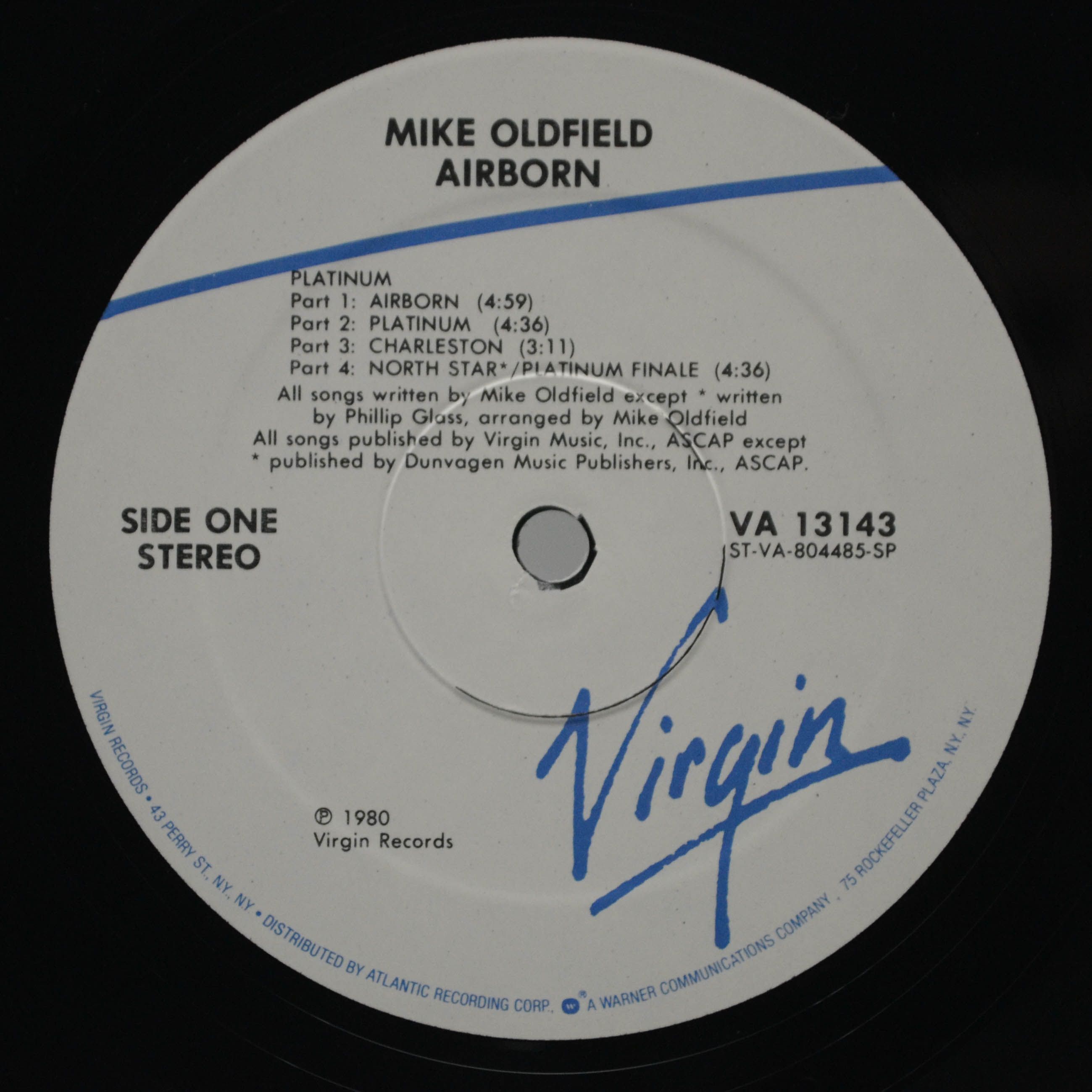 Mike Oldfield — Airborn (2LP), 1980