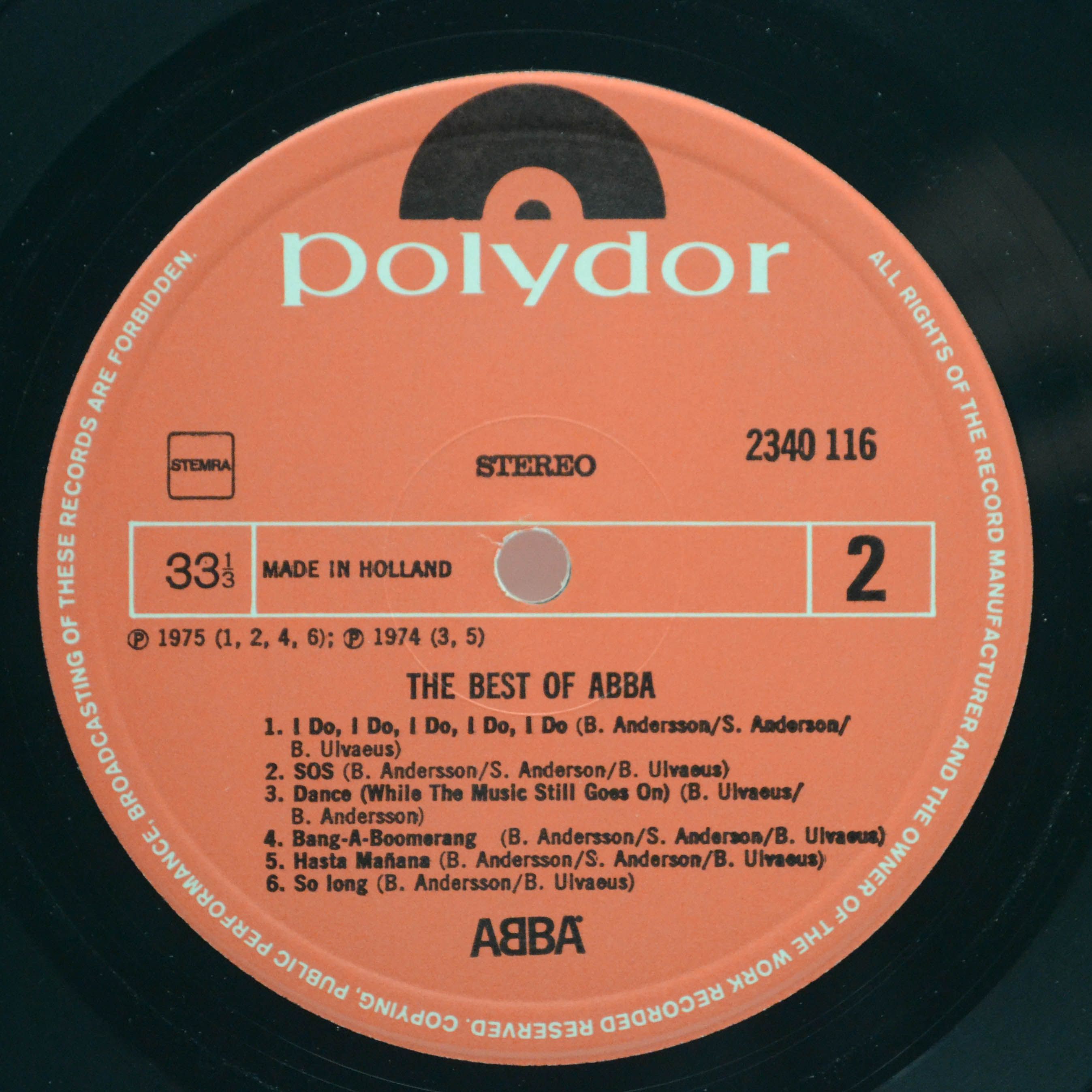 ABBA — The Best Of ABBA, 1976