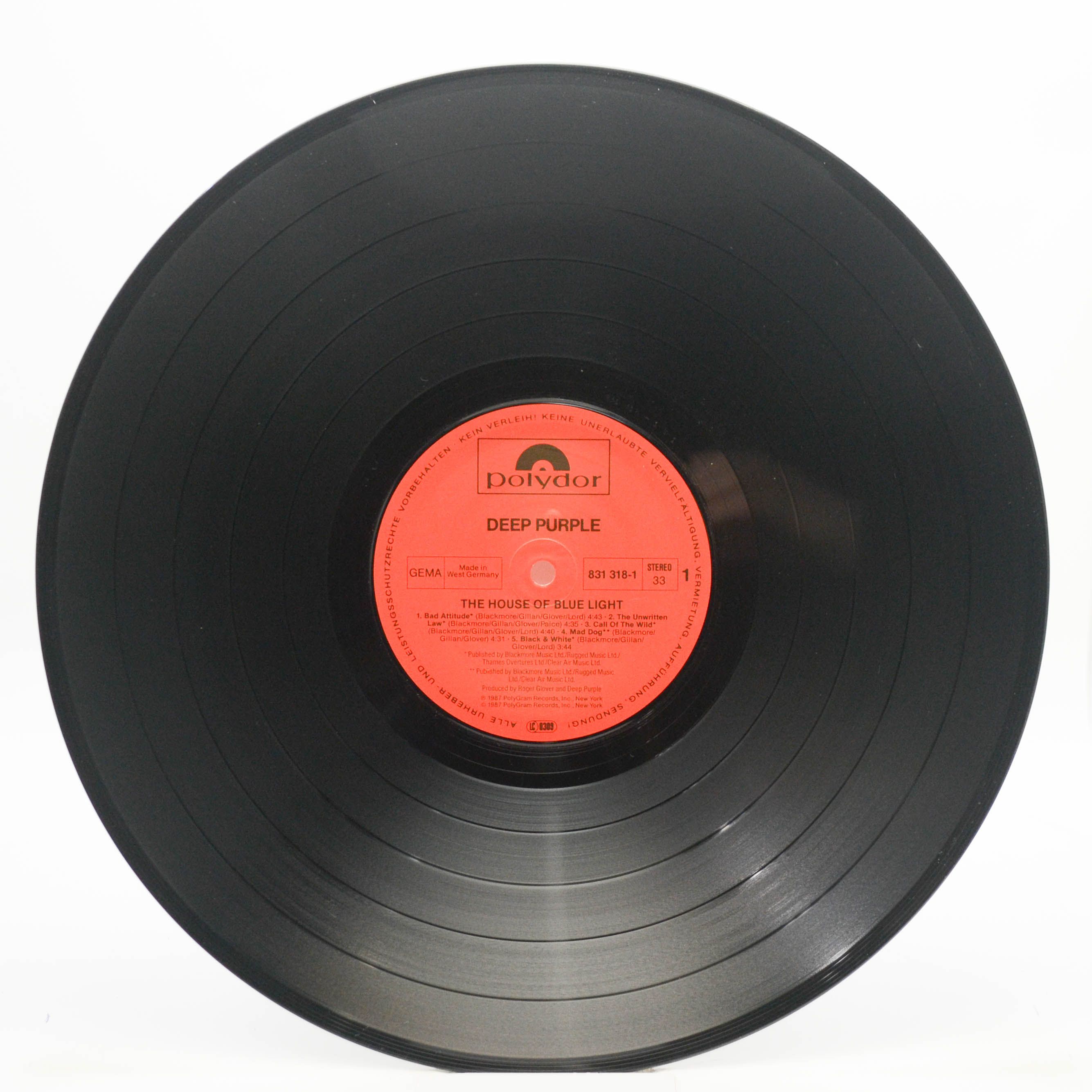 Deep Purple — The House Of Blue Light, 1987