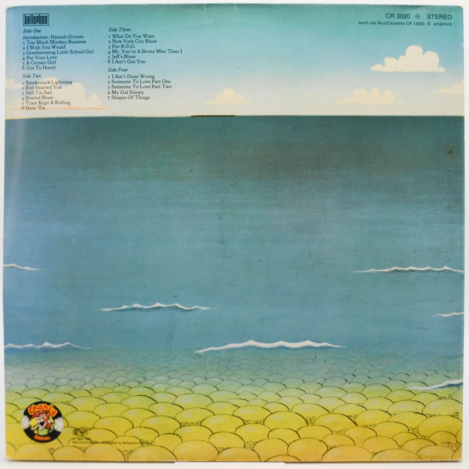 Виниловая пластинка Yardbirds — Shapes Of Things (2LP), 1977