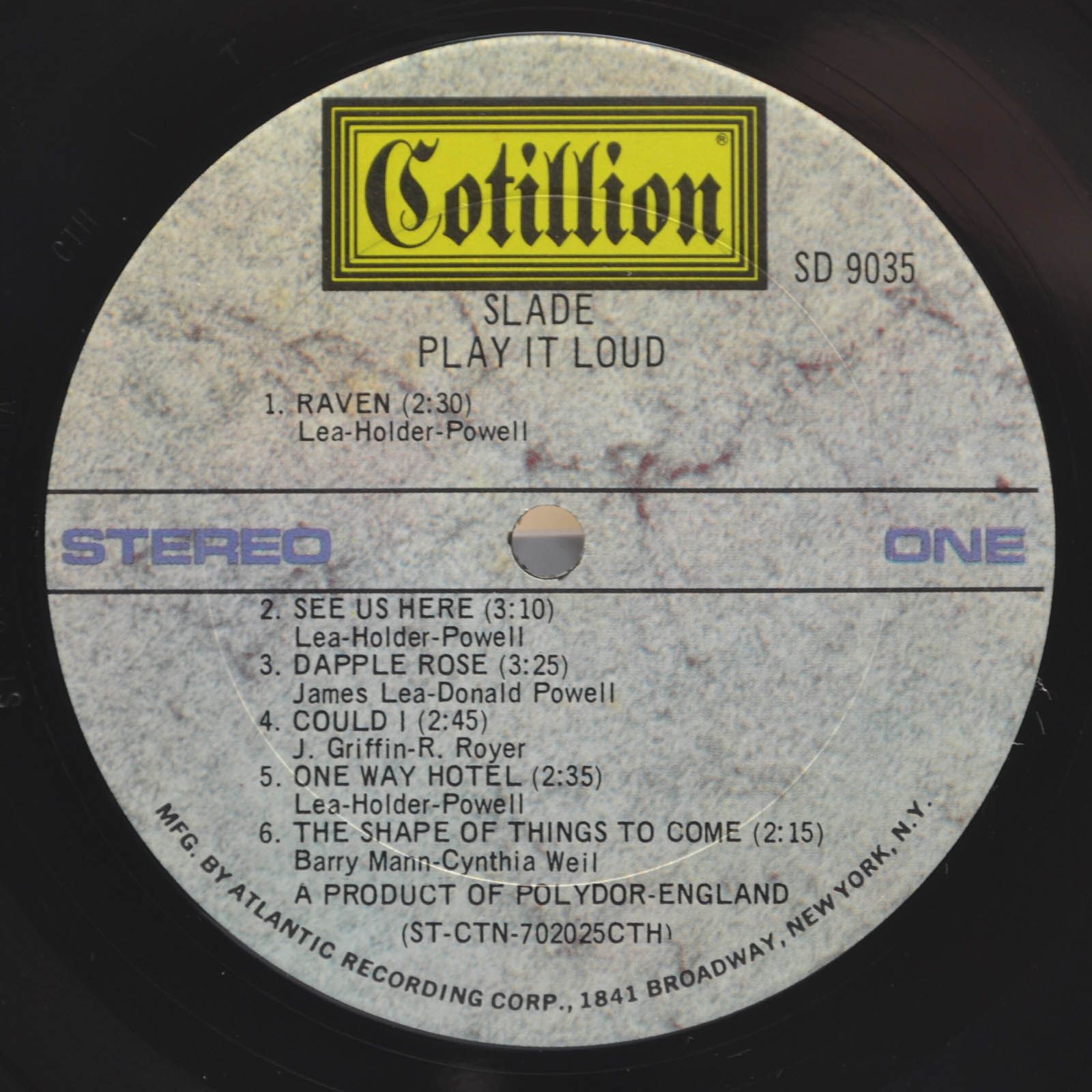 Slade — Play It Loud (USA), 1970