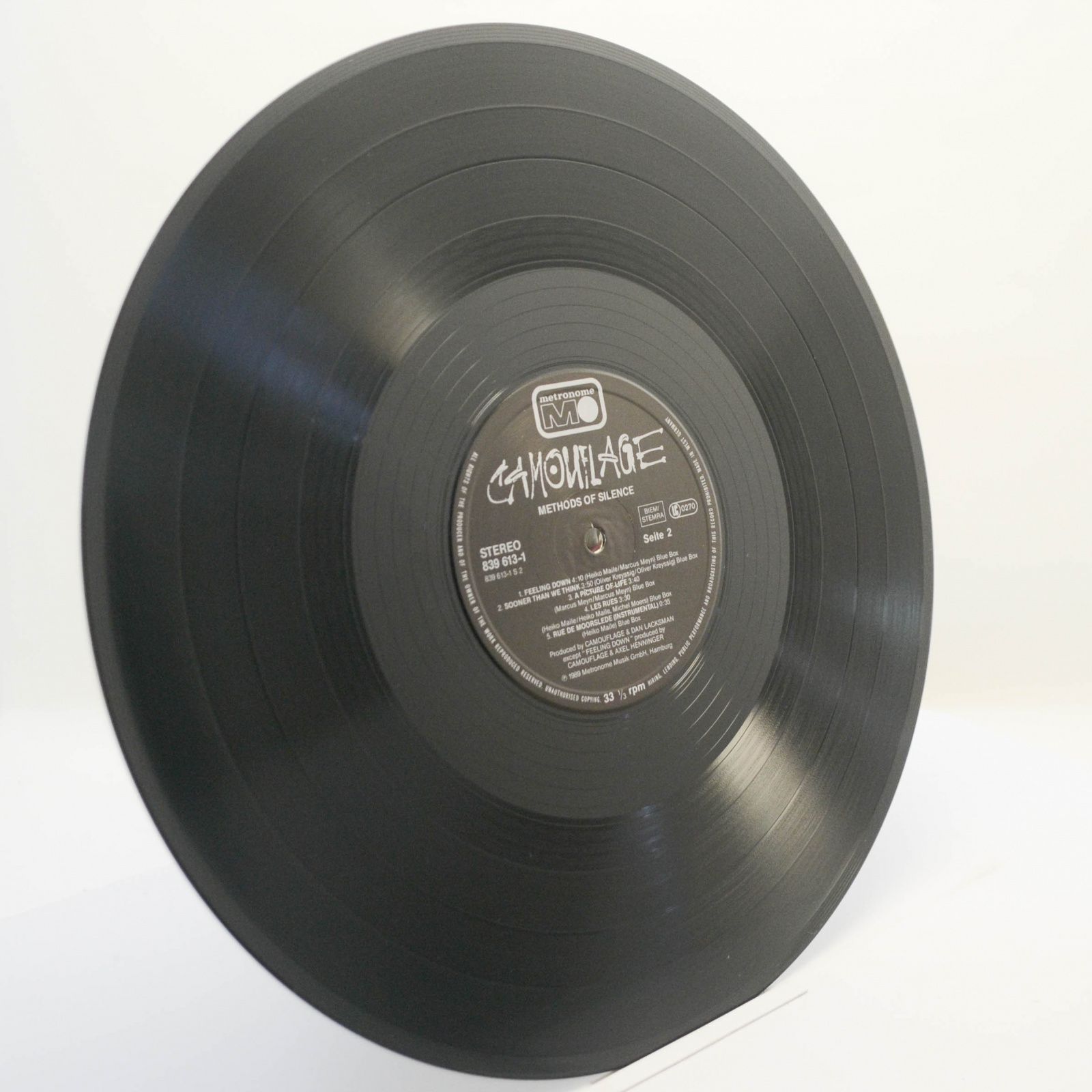 Camouflage — Methods Of Silence, 1989