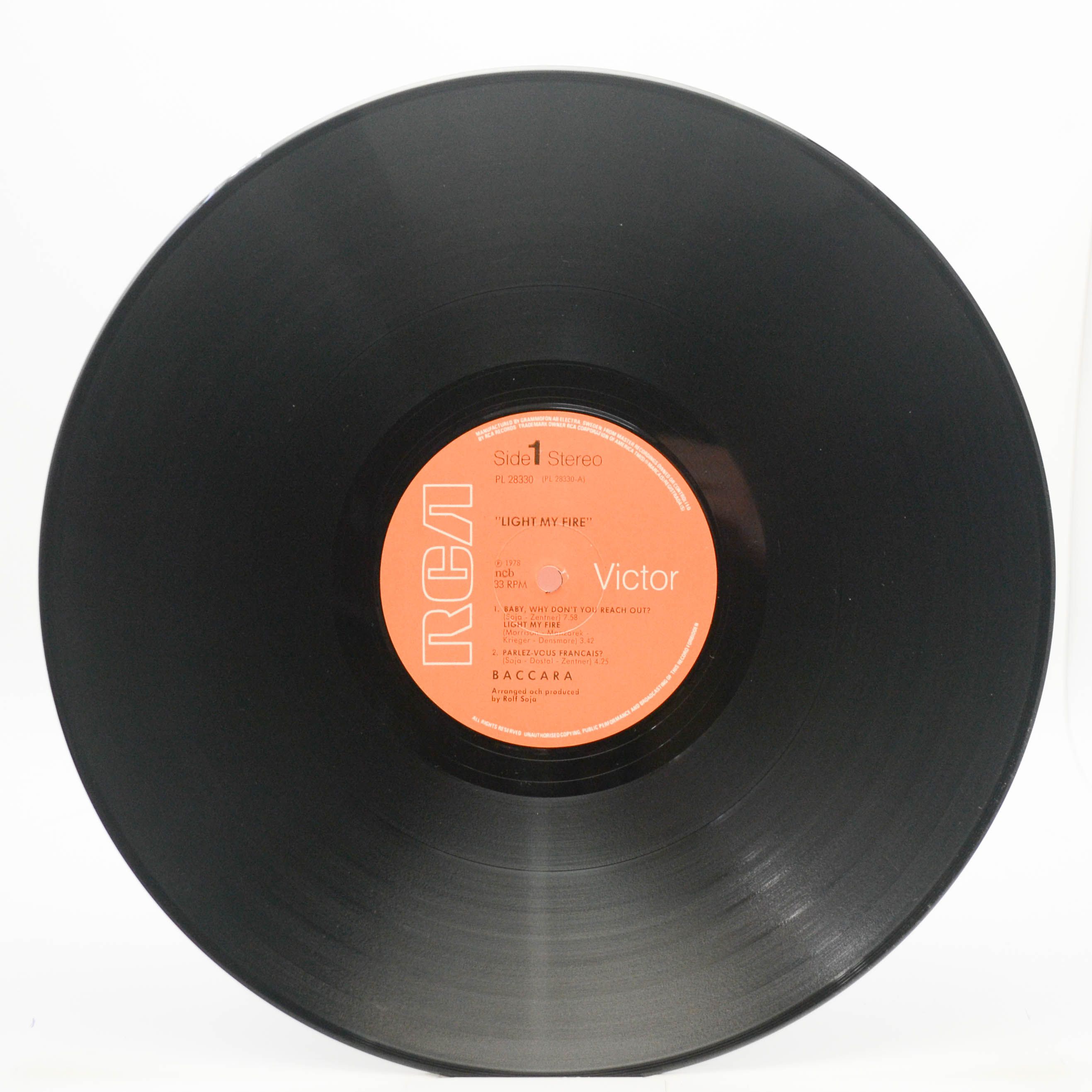 Baccara — Light My Fire, 1978