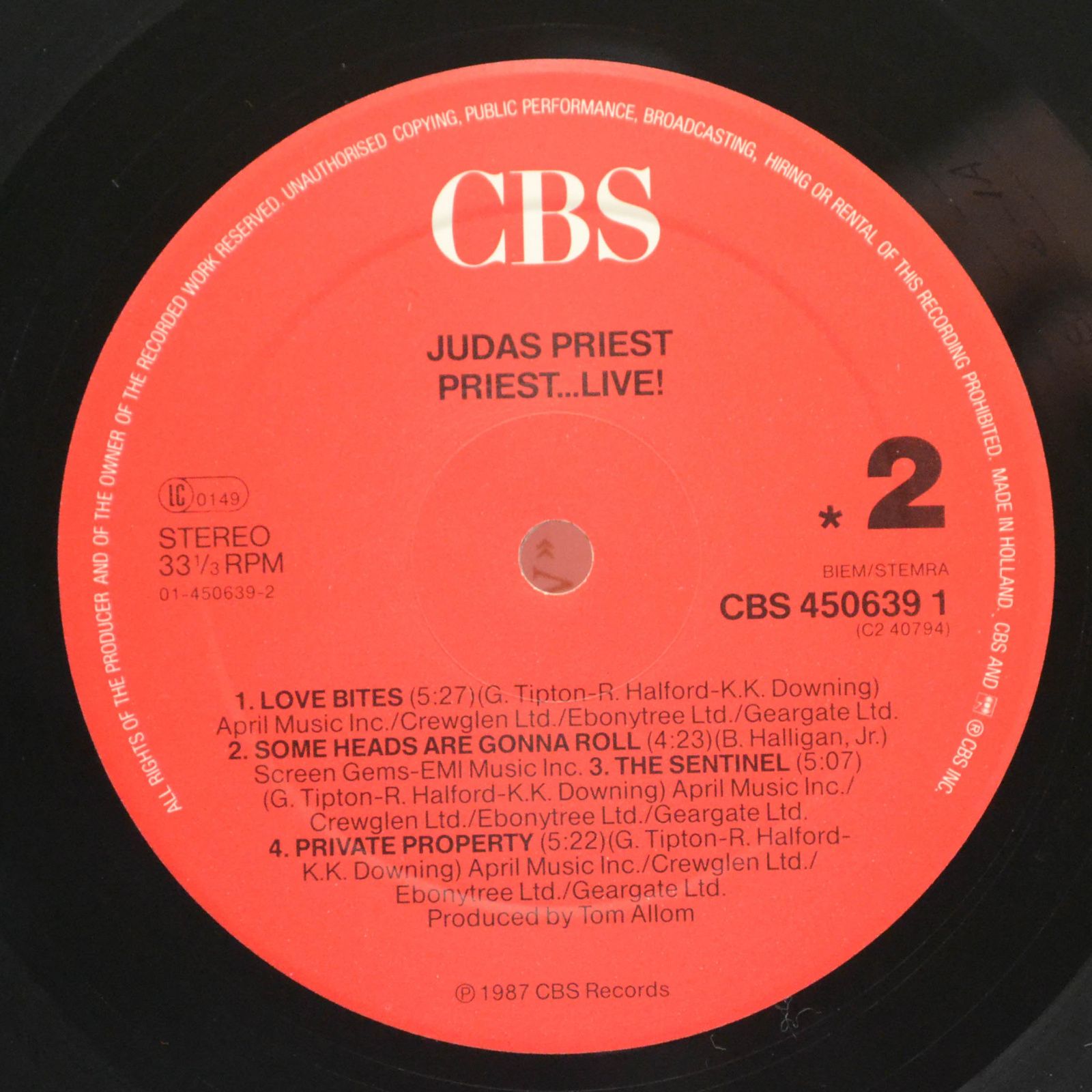 Виниловая пластинка Judas Priest — Priest...Live! (2LP), 1975