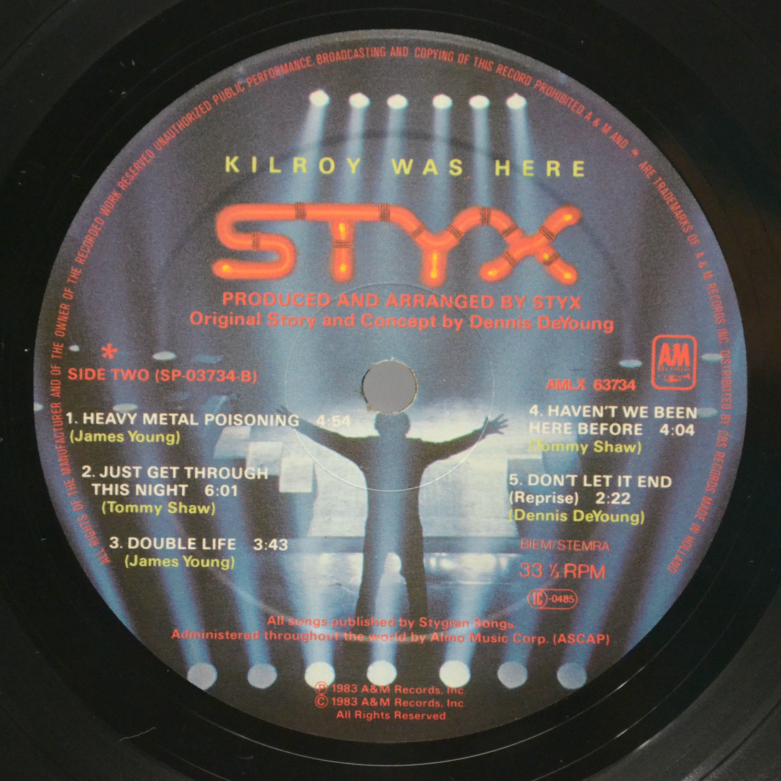 Styx — Kilroy Was Here, 1983