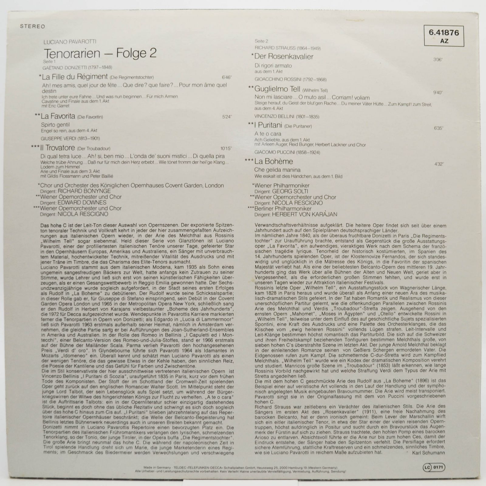 Luciano Pavarotti — Tenorarien - Folge 2