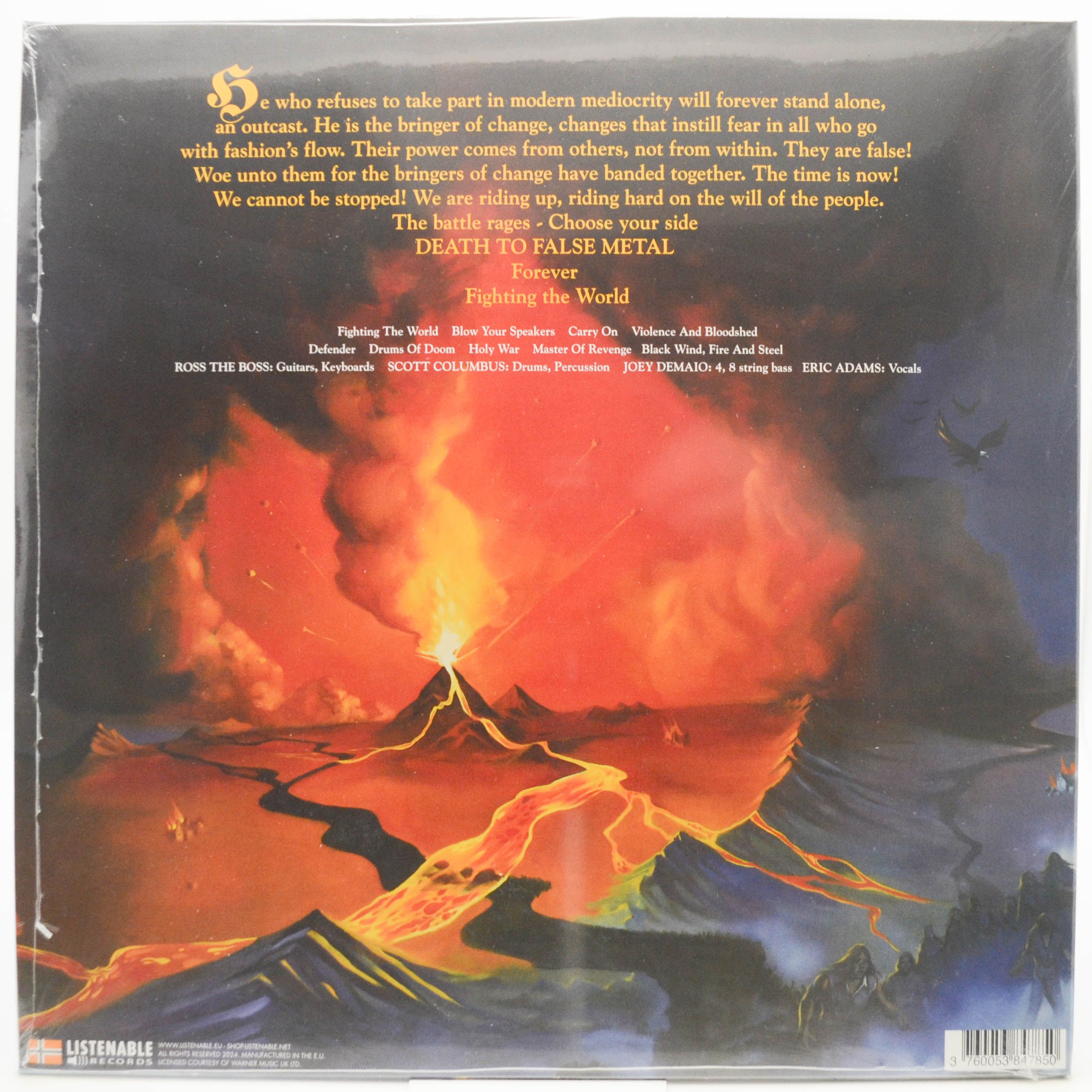 Manowar — Fighting The World, 1987