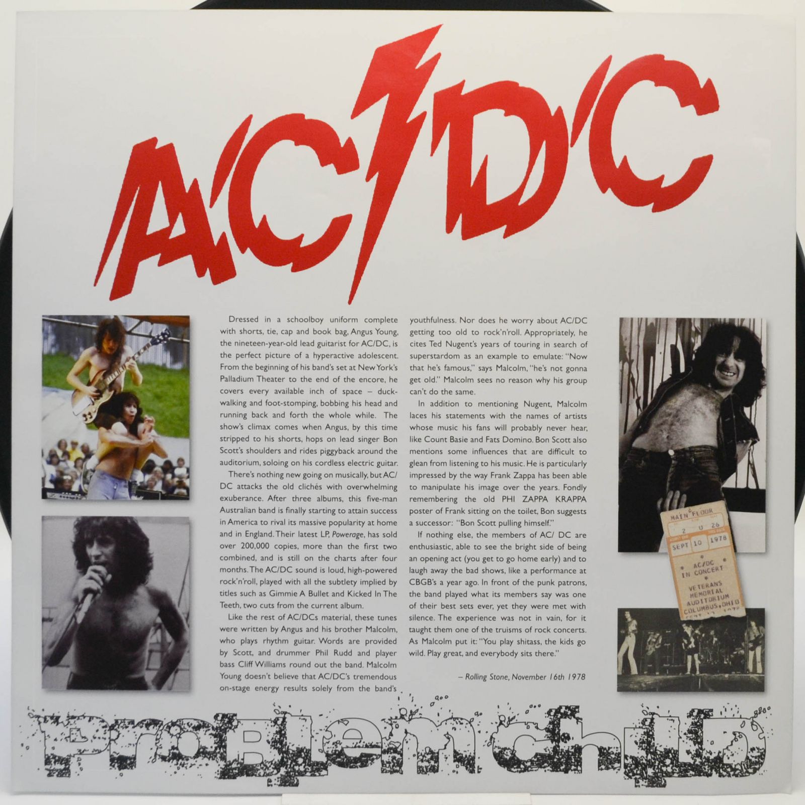 Виниловая пластинка AC/DC — Problem Child (2LP), 2015