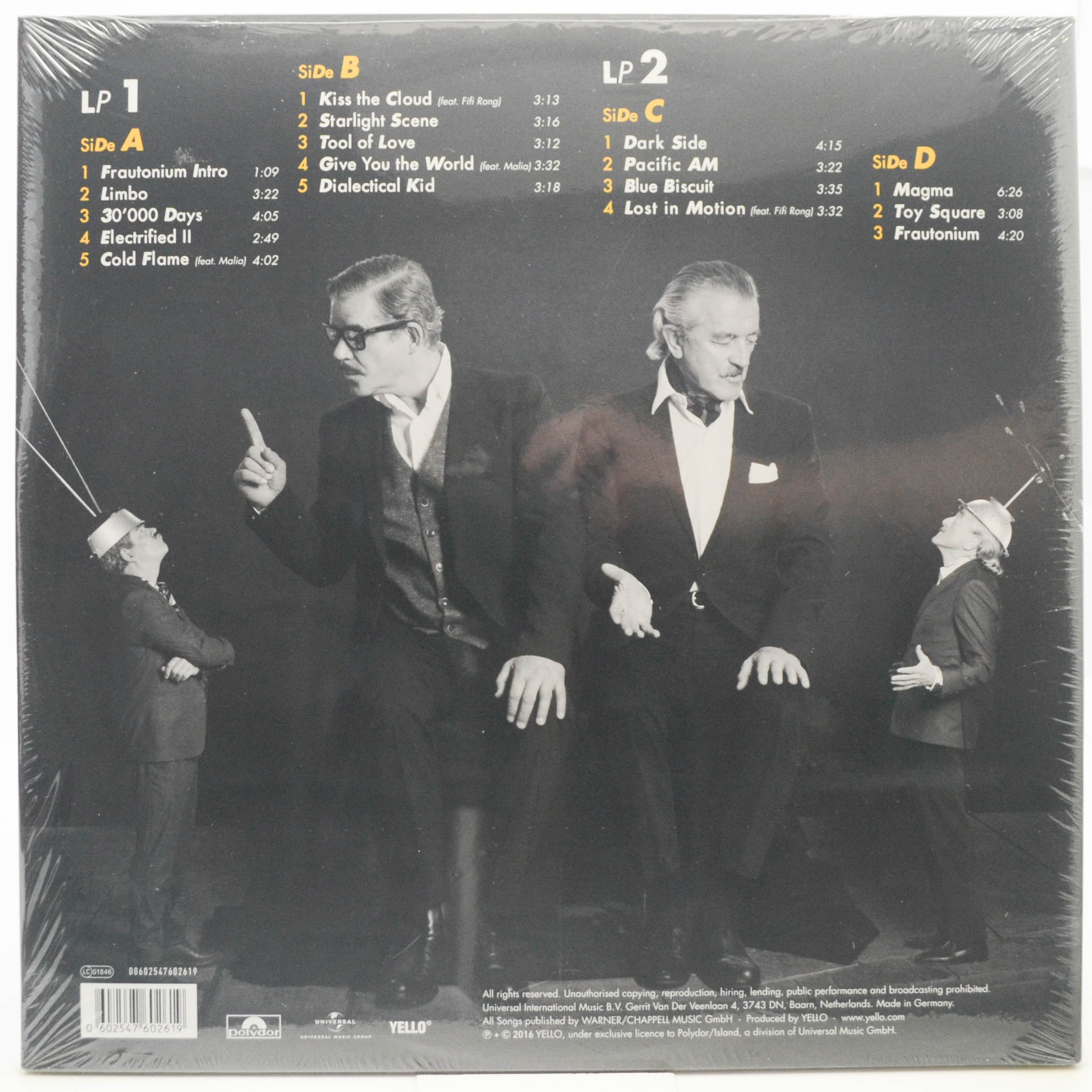 Виниловая пластинка Yello — Toy (2LP), 2016