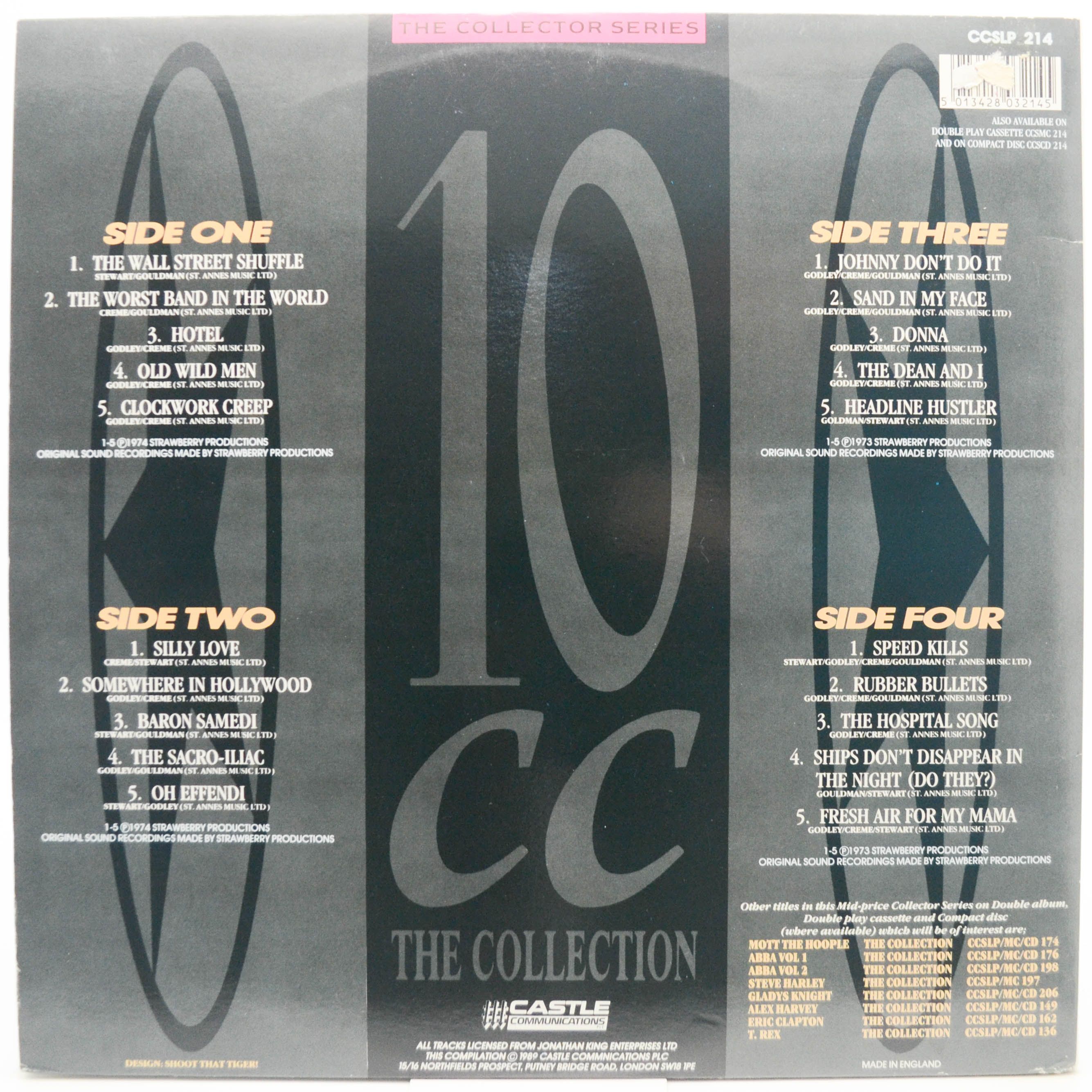 Виниловая пластинка 10 CC — The Collection (2LP, UK), 1989