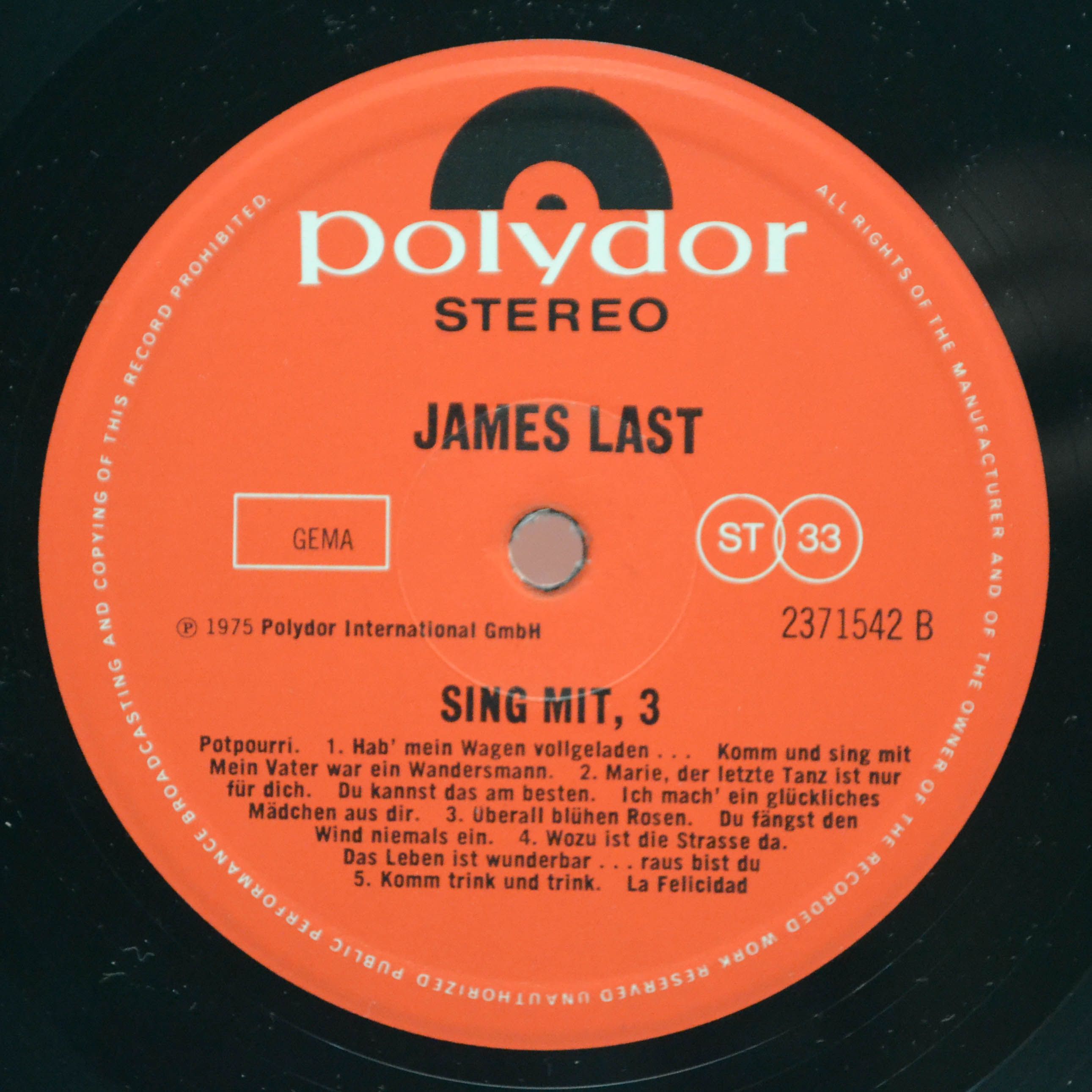 James Last — Sing Mit 3, 1975