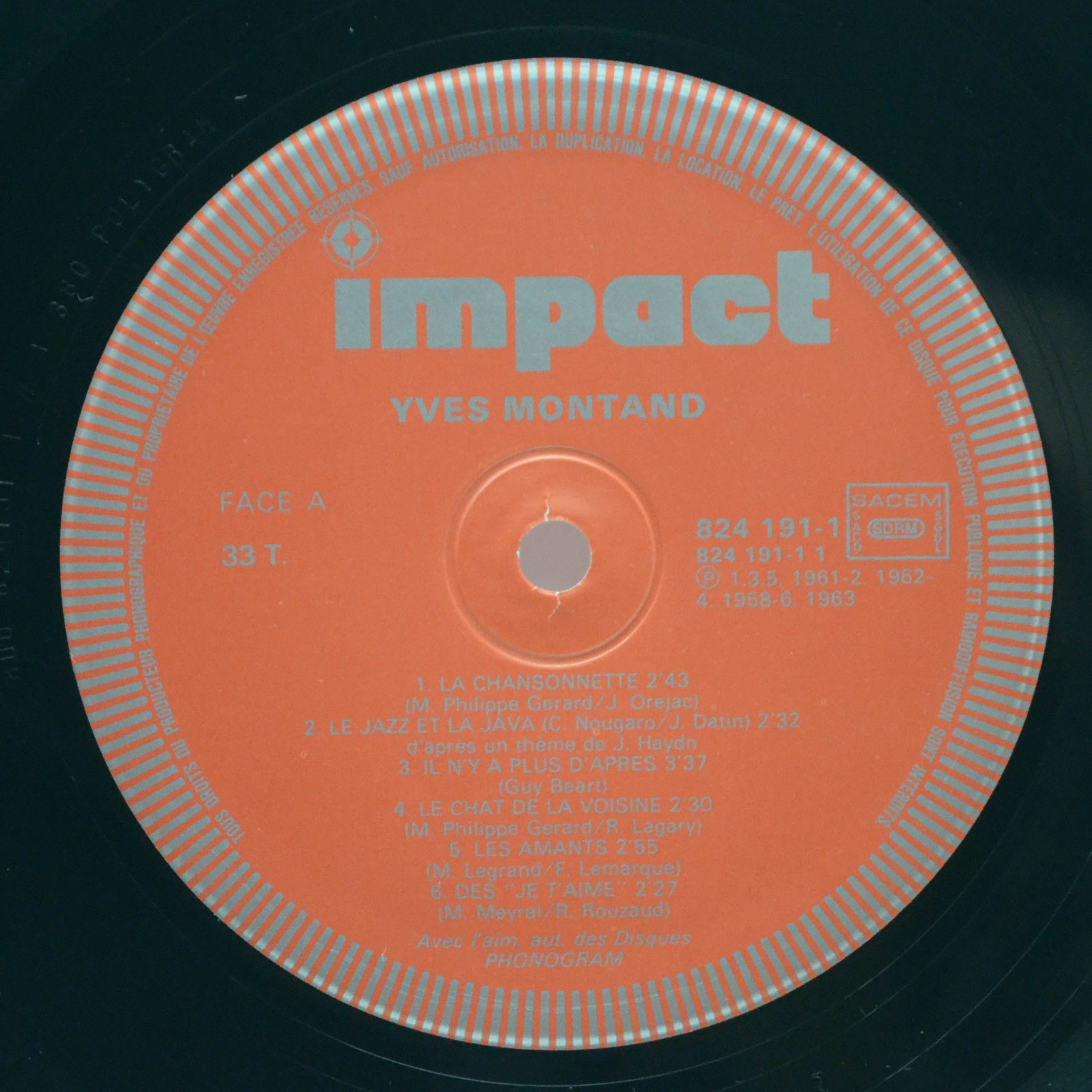 Yves Montand — Yves Montand, 1985