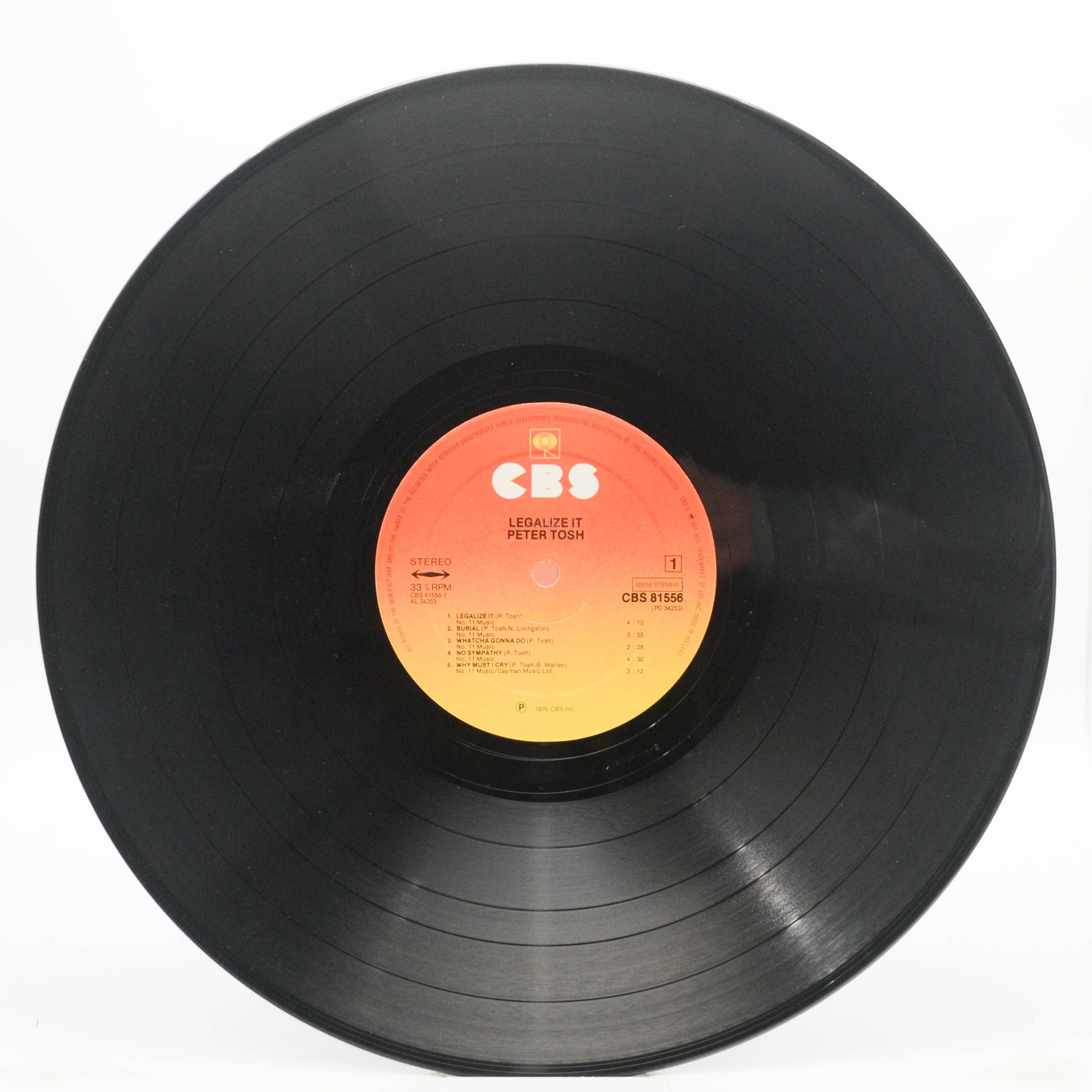 Виниловая пластинка Peter Tosh — Legalize It, 1976