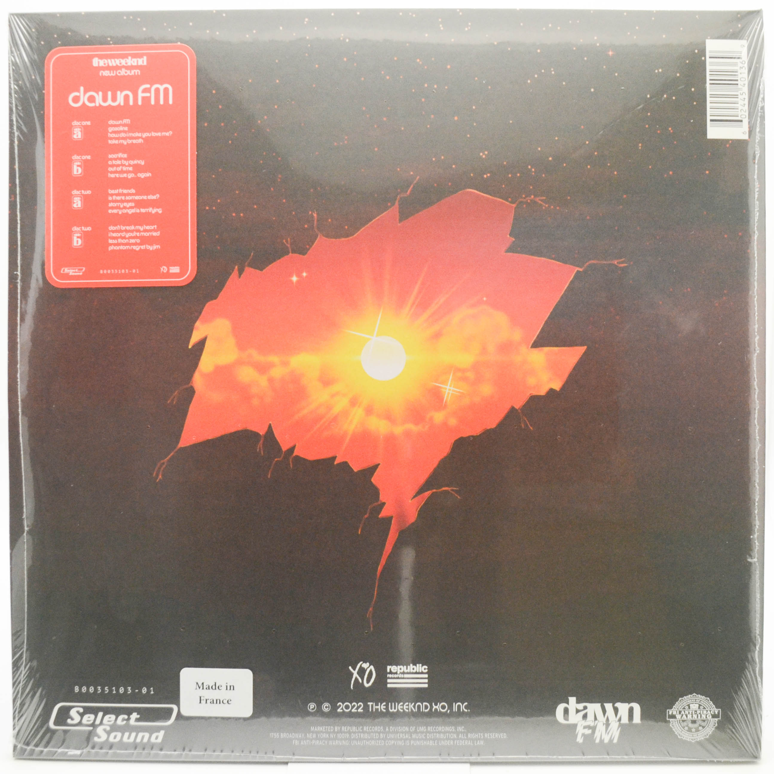 Weeknd — Dawn FM (2LP), 2022