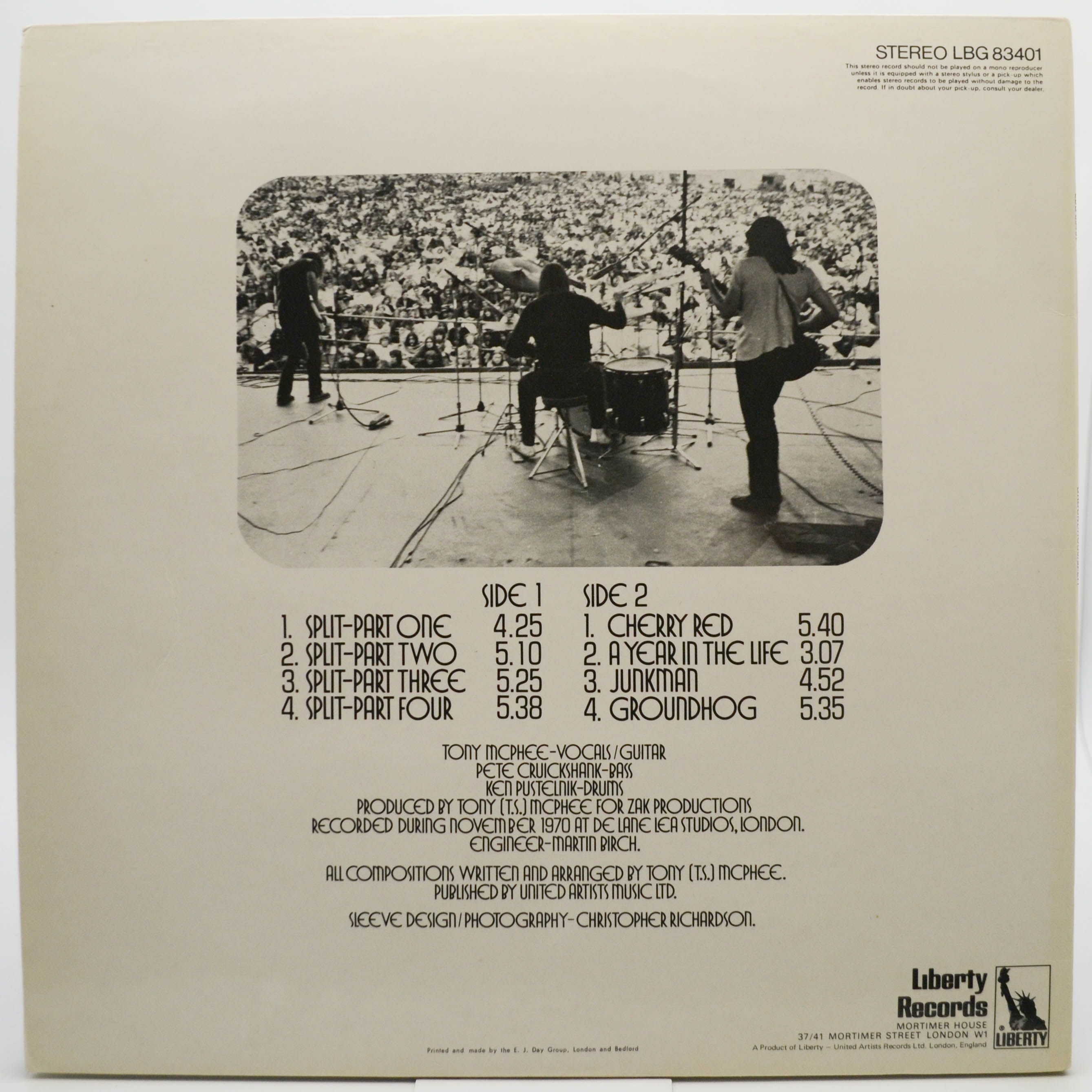 Groundhogs — Split, 1971