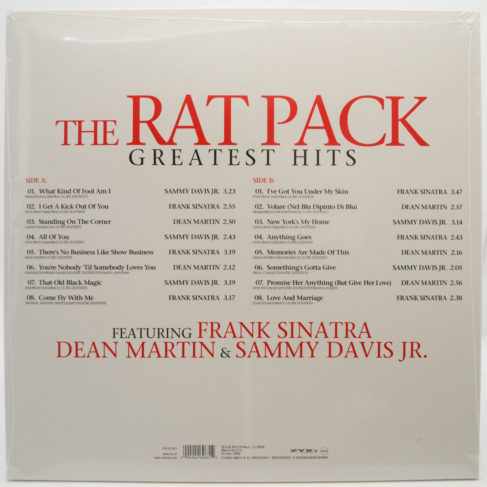 Виниловая пластинка Rat Pack — Greatest Hits, 2017