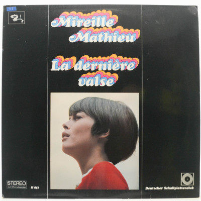 Виниловая пластинка La Dernière Valse, 1968
