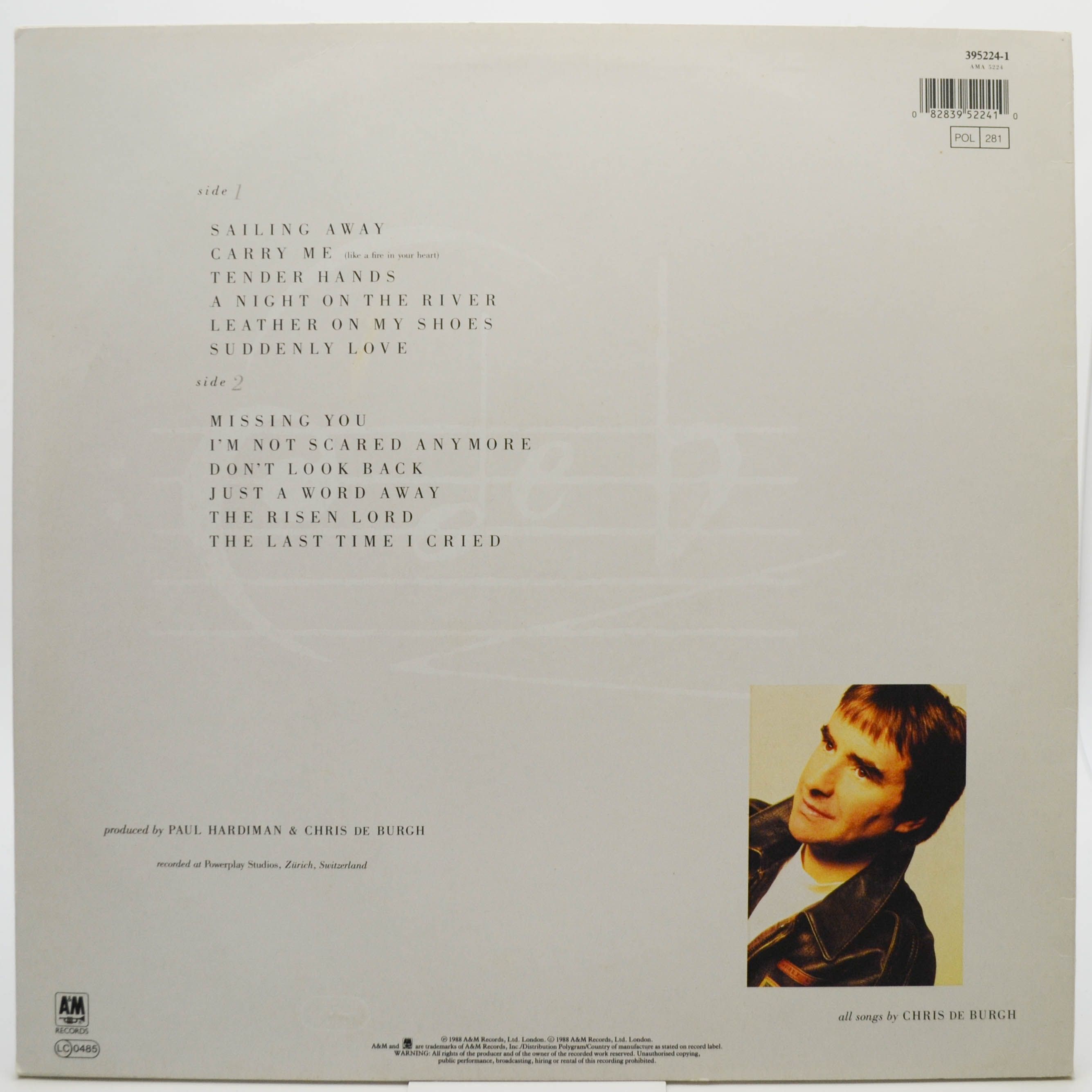 Виниловая пластинка Chris de Burgh — Flying Colours, 1988