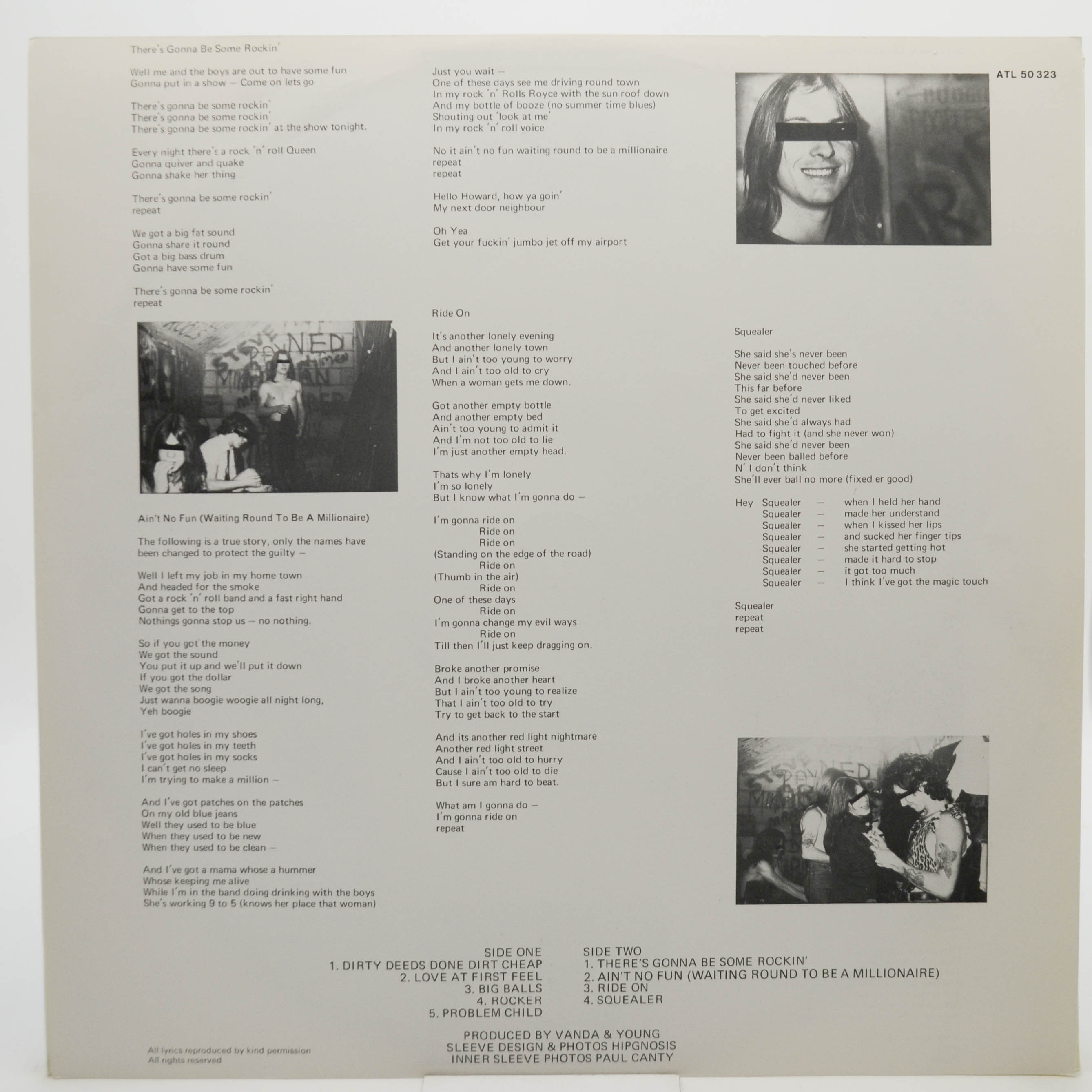 Виниловая пластинка AC/DC — Dirty Deeds Done Dirt Cheap, 1976