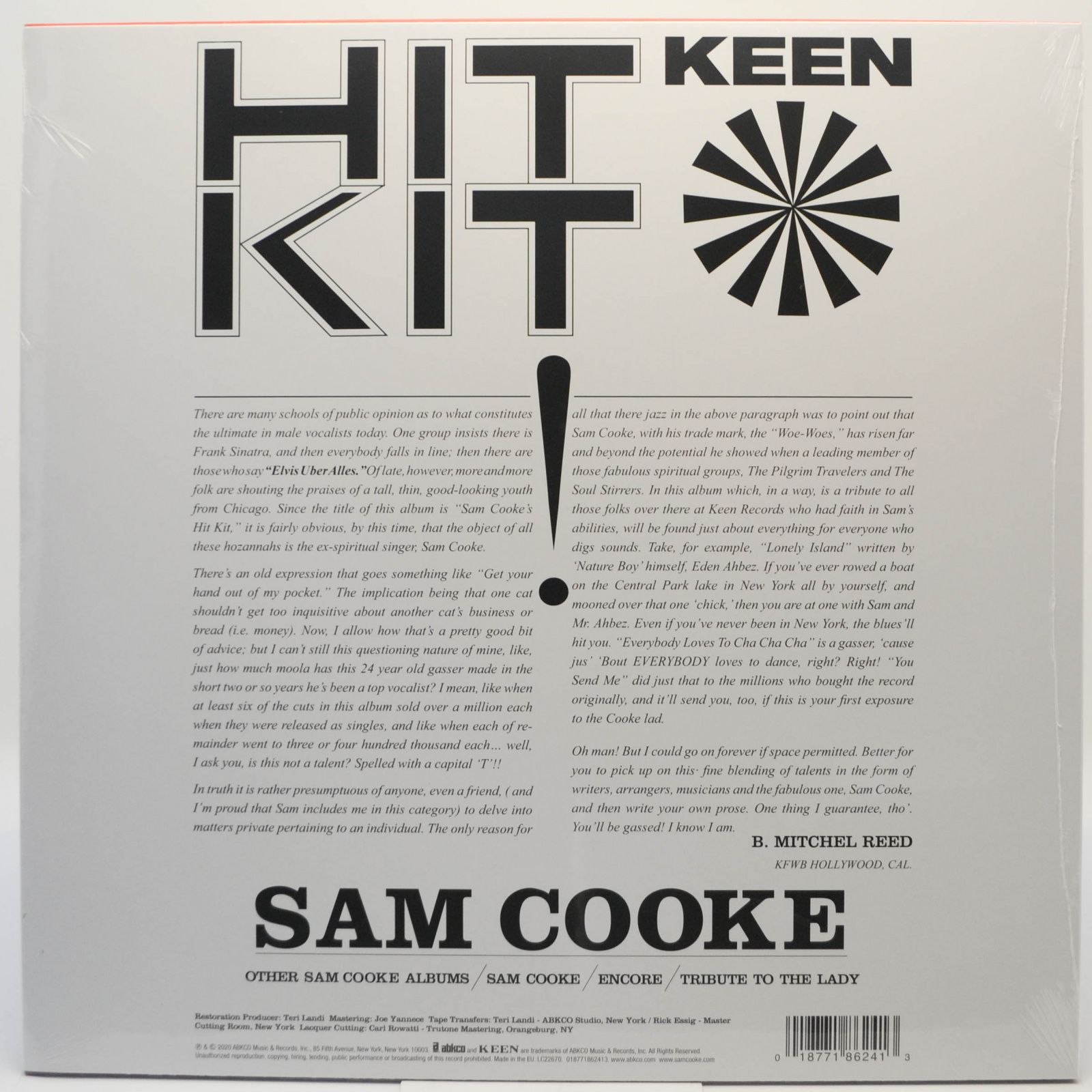 Виниловая пластинка Sam Cooke — Hit Kit, 2020
