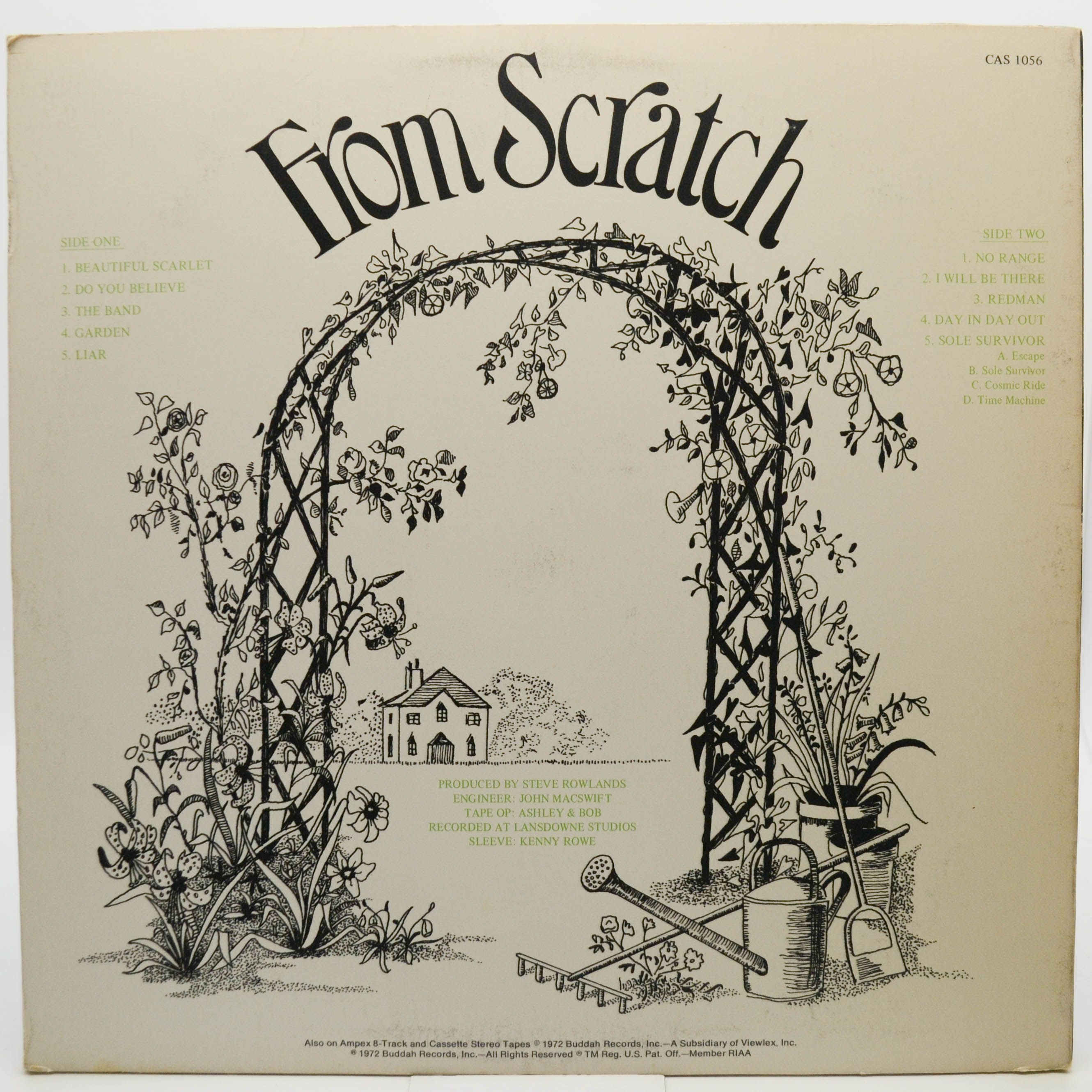Виниловая пластинка Capability Brown — From Scratch (USA), 1972